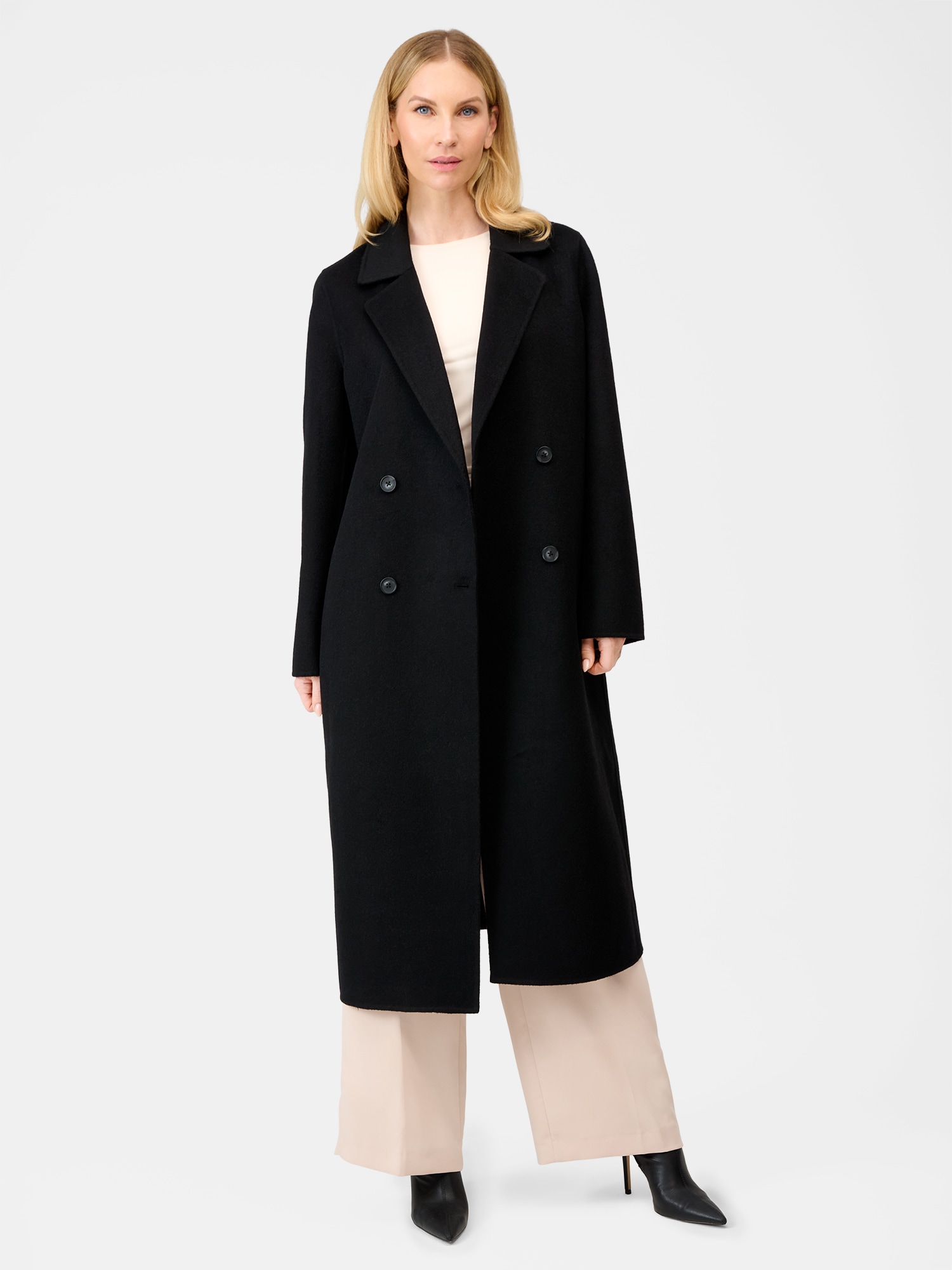 RICANO Wollmantel »Wollmantel Clara« Handgefertigt, aus feinster Double-Face Wool