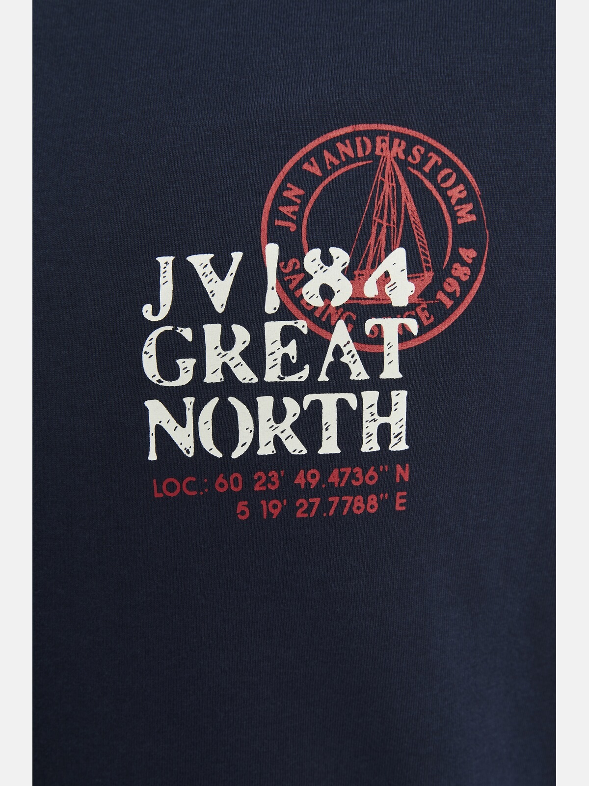 Jan Vanderstorm Rundhalsshirt »Doppelpack T-Shirt ADEKE«, (2 tlg.), in zwei Farbvarianten