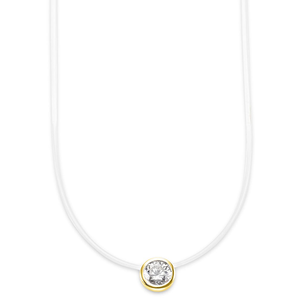 Bruno Banani Kette mit Anhänger »Schmuck Geschenk Silber 925 Halsschmuck Halskette Stein Gold o. Silber«