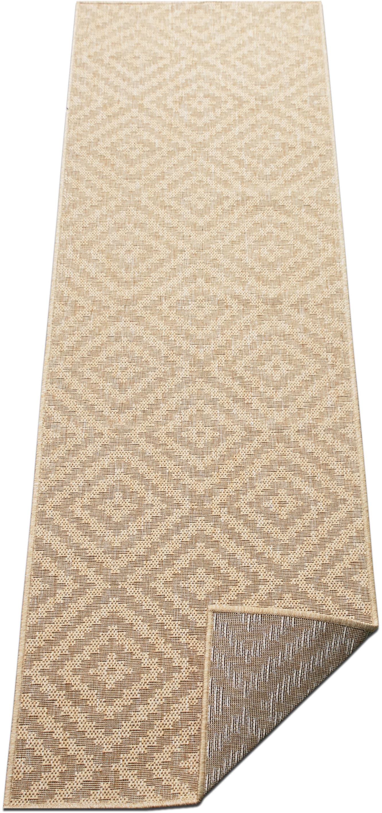 my home Teppich »Cordoba auch als Läufer erhältlich«, rechteckig, 3 mm Höhe, In- und Outdoor geeignet, Sisal-Optik, Wetterfest & UV-beständig, Boho