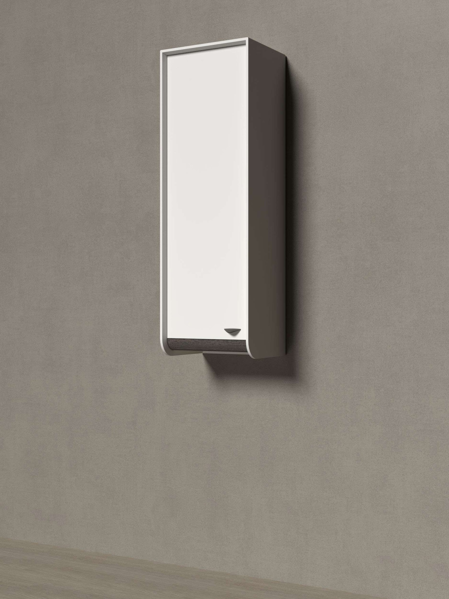 OTTO home Hängevitrine »Soffy Wandschrank, Schwebendes Design für modernen Wohnraum« UV lackiert, Soft Close Funktion, Wandmontage, Metallgriff