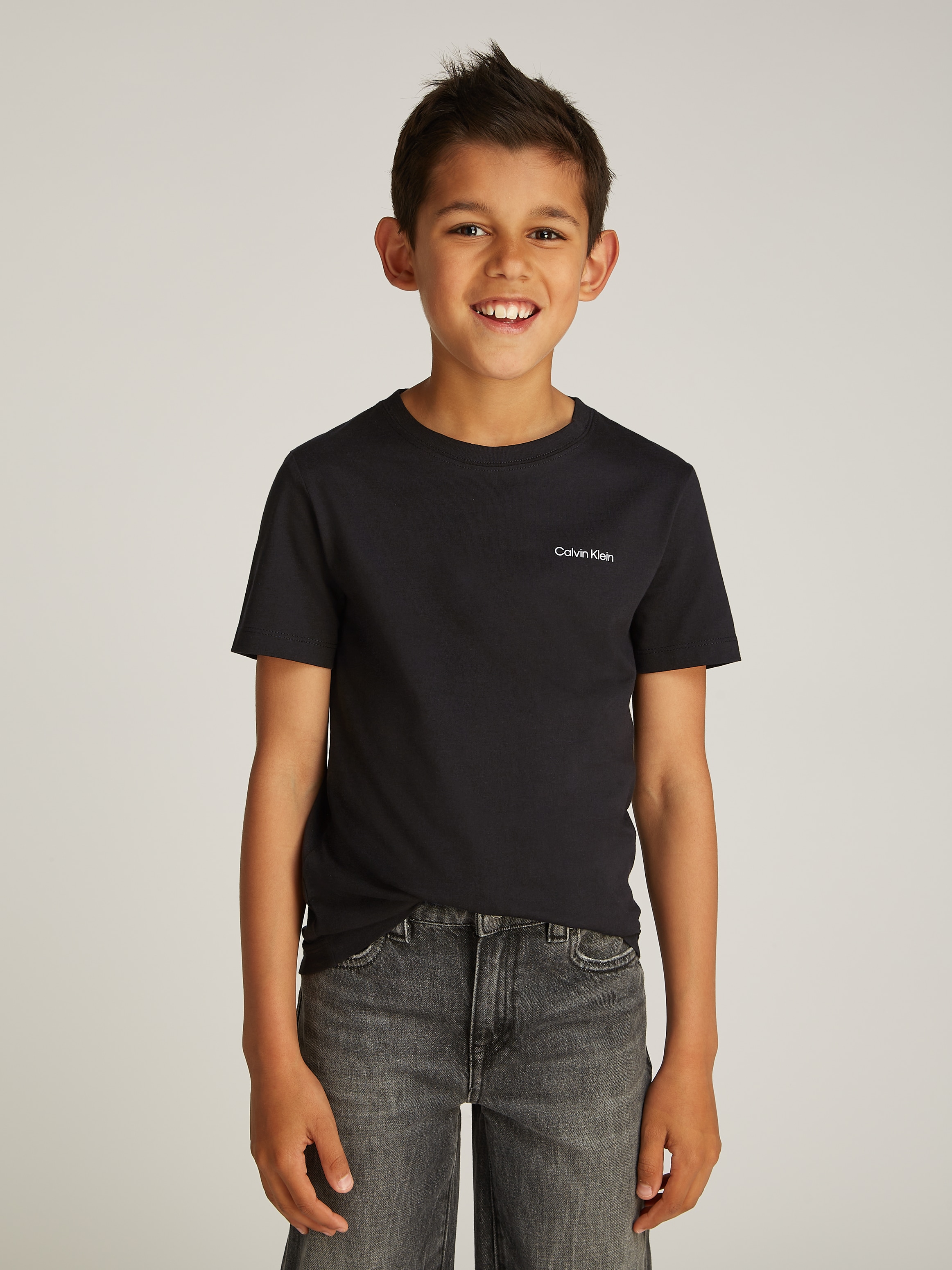 Calvin Klein Jeans T-Shirt »Chest Inst.Logo Ss T-Shirt«, für Kinder bis 16 Jahre und mit Logoschriftzug