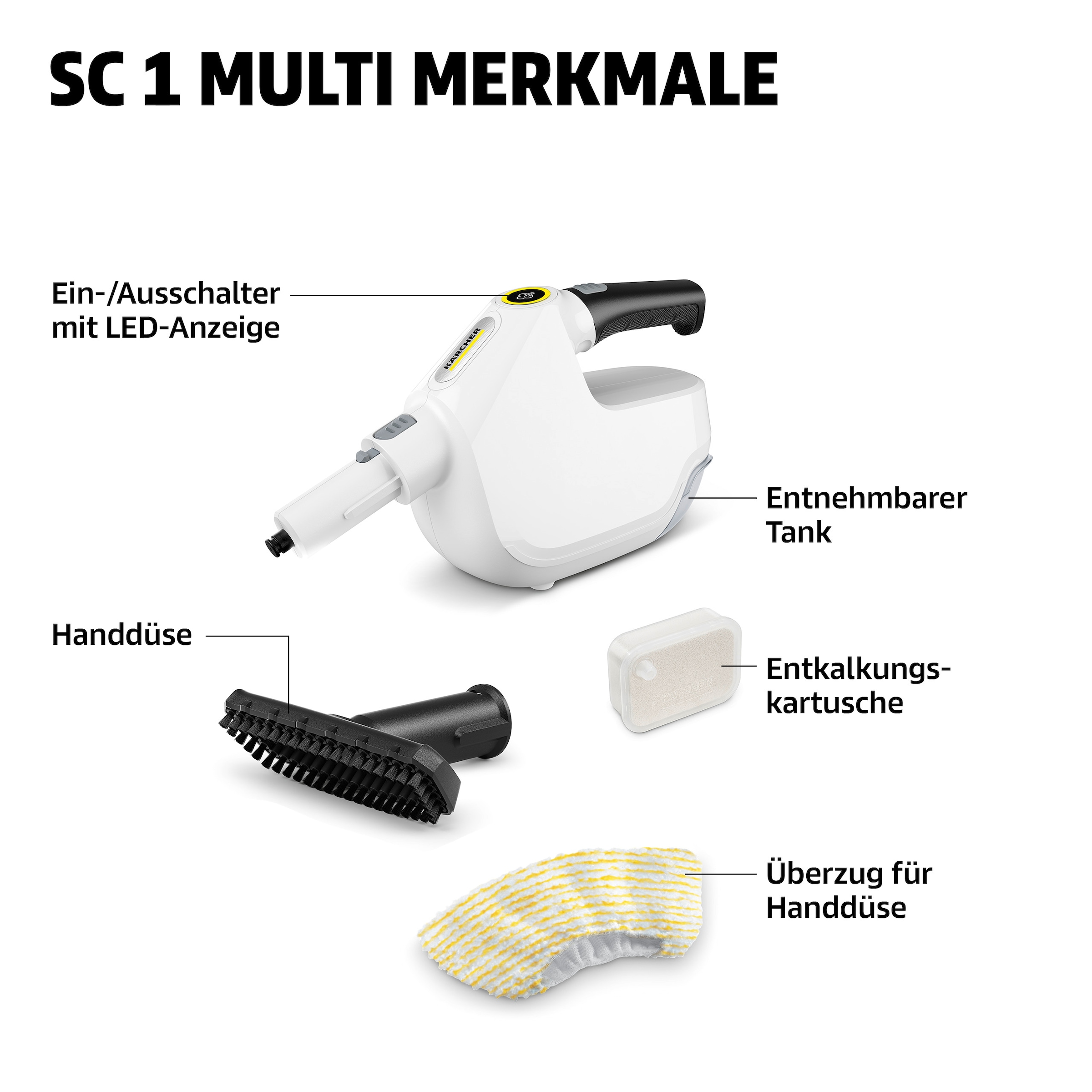 KÄRCHER Dampfreiniger »SC 1 Multi«