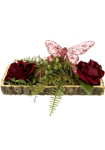 I.GE.A. Dekoobjekt, Rose/Schmetterling kaufen