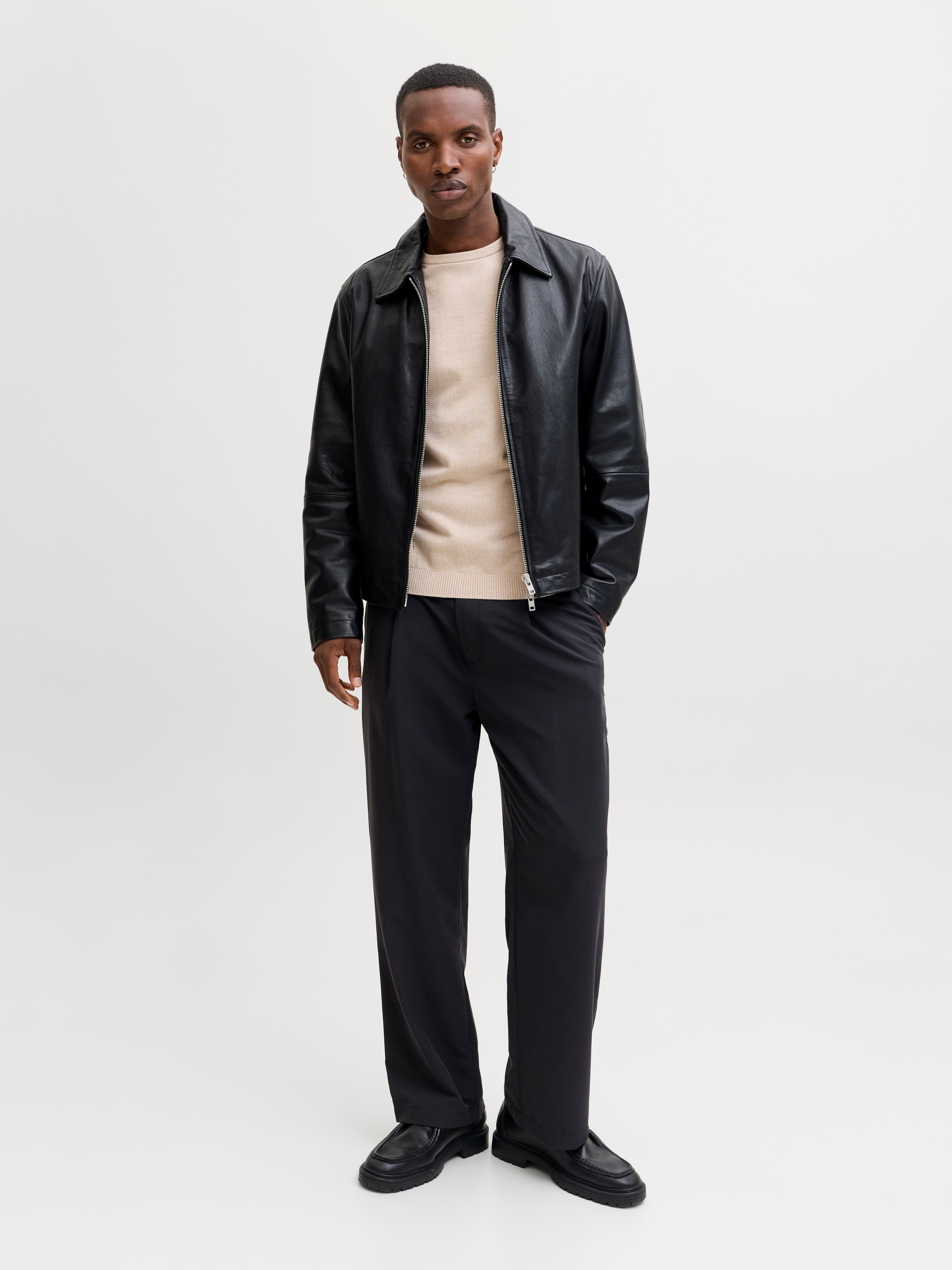 Jack & Jones Rundhalspullover »JJEBASIC KNIT CREW NECK NOOS« Baumwolle, regular fit