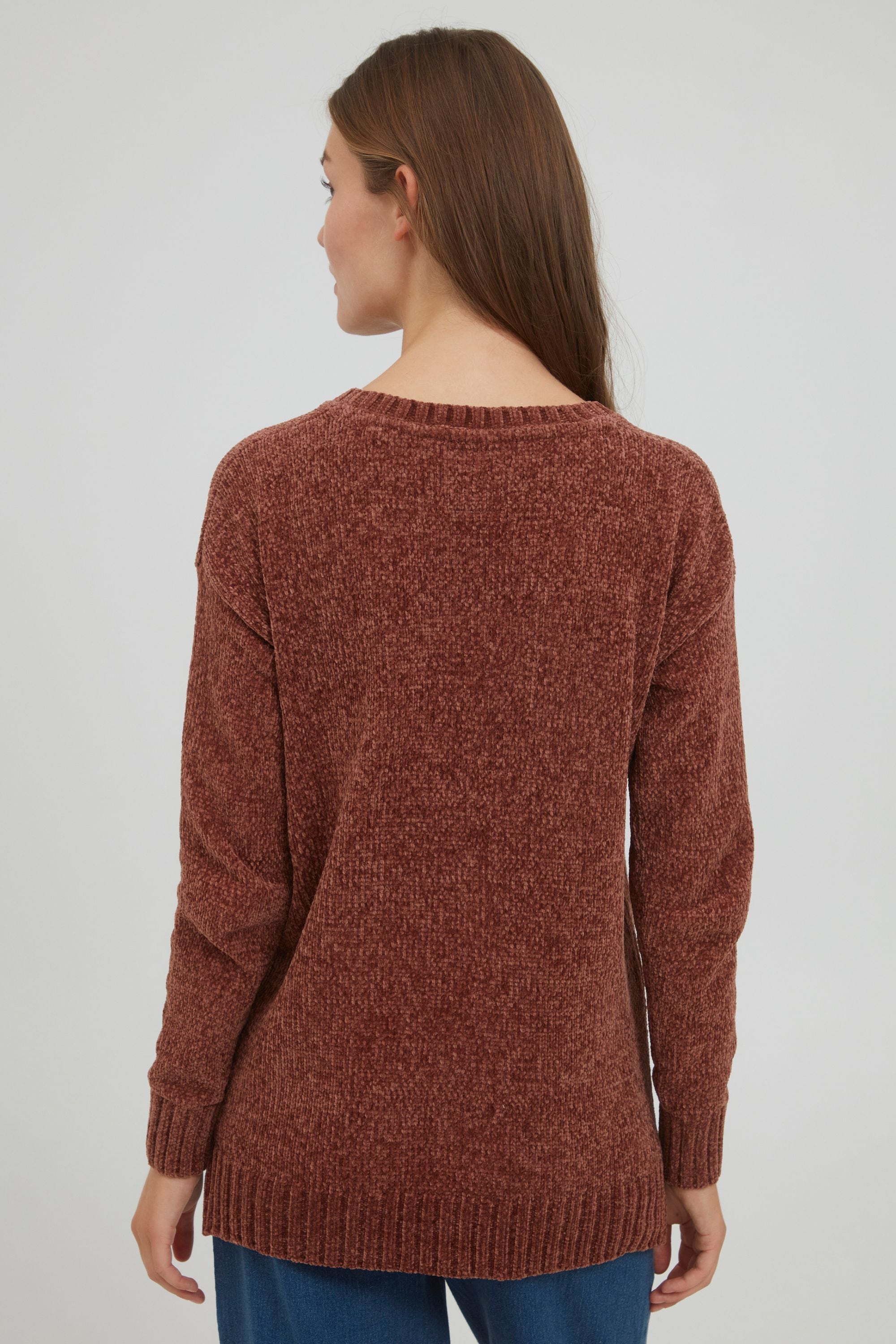 OXMO Strickfleece-Pullover »Strickpullover OXElvina«