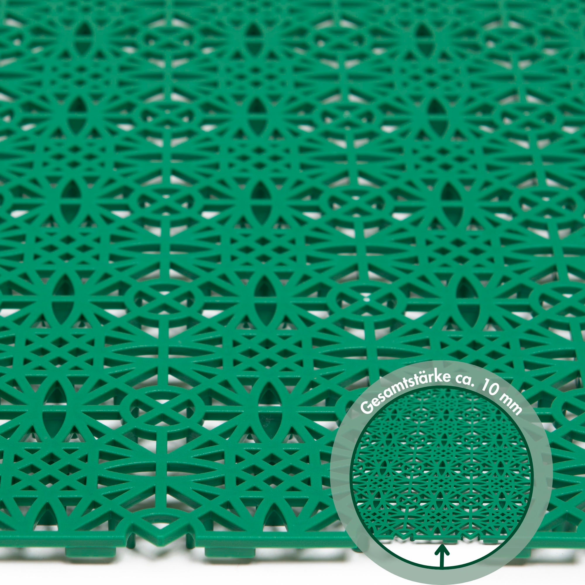 Andiamo Kunststoff-Fliesen »Terrassenfliesen Terra Sol, Made in Swiss«, Outdoor Klickfliesen, 38x38 cm, Set mit 1 qm, 2 qm, 5 qm, UV-beständig