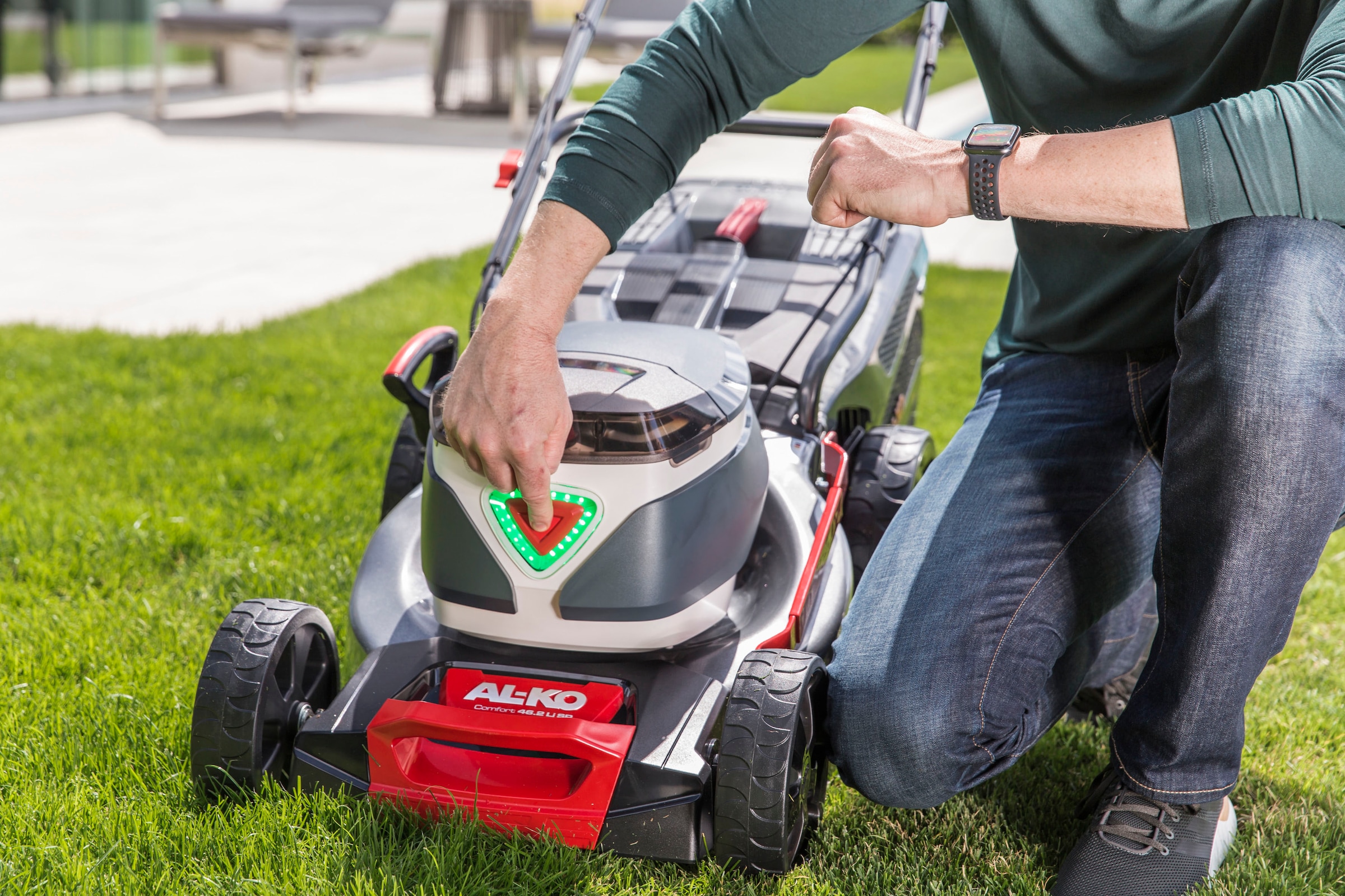 AL-KO Akkurasenmäher »36 V ENERGY FLEX 46.2 Li SP-W Comfort« 46 cm Schnittbreite,  inkl. 2 Akku und Ladegerät