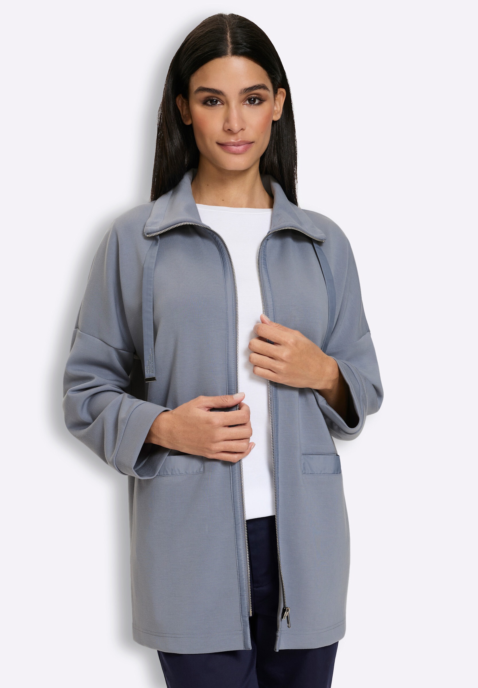 heine Shirtjacke »Sweatshirtjacke Shirtjacke«