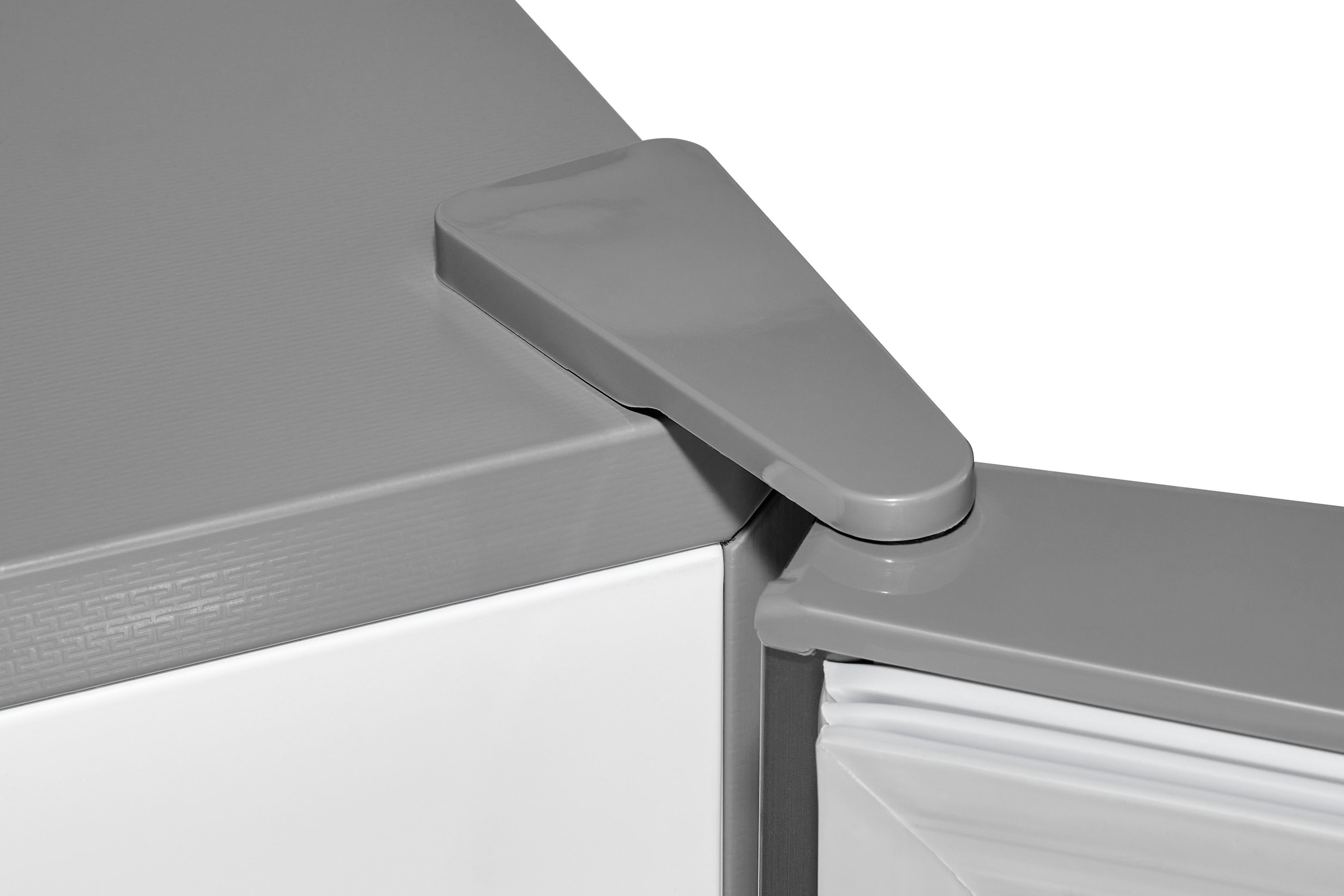 exquisit Gefrierschrank »GS271-NF-H-040D Inoxlook«, 170,5 cm hoch, 54 cm breit, 204 Liter Nutzinhalt, NoFrost, Schnellgefrieren
