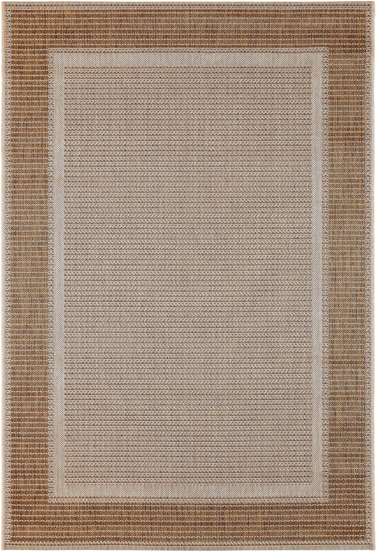 Andiamo Teppich »ARIZONA 2« rechteckig 5 mm Höhe Flachgewebe, mit Bordüre, In- und Outdoor geeignet, Wohnzimmer