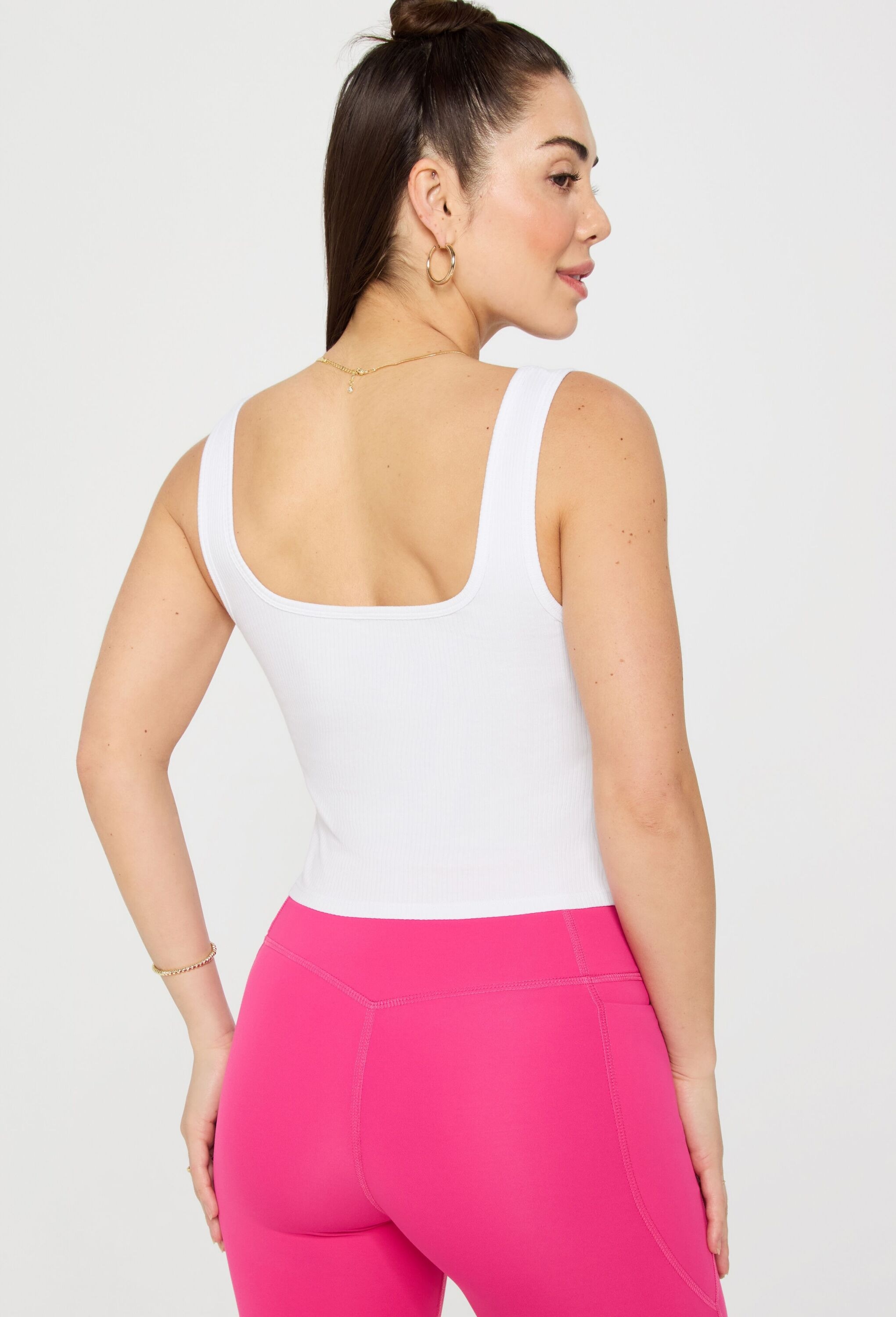 Fabletics Shirttop »Fabletics Top Daily Rib« mit eckigem Ausschnitt