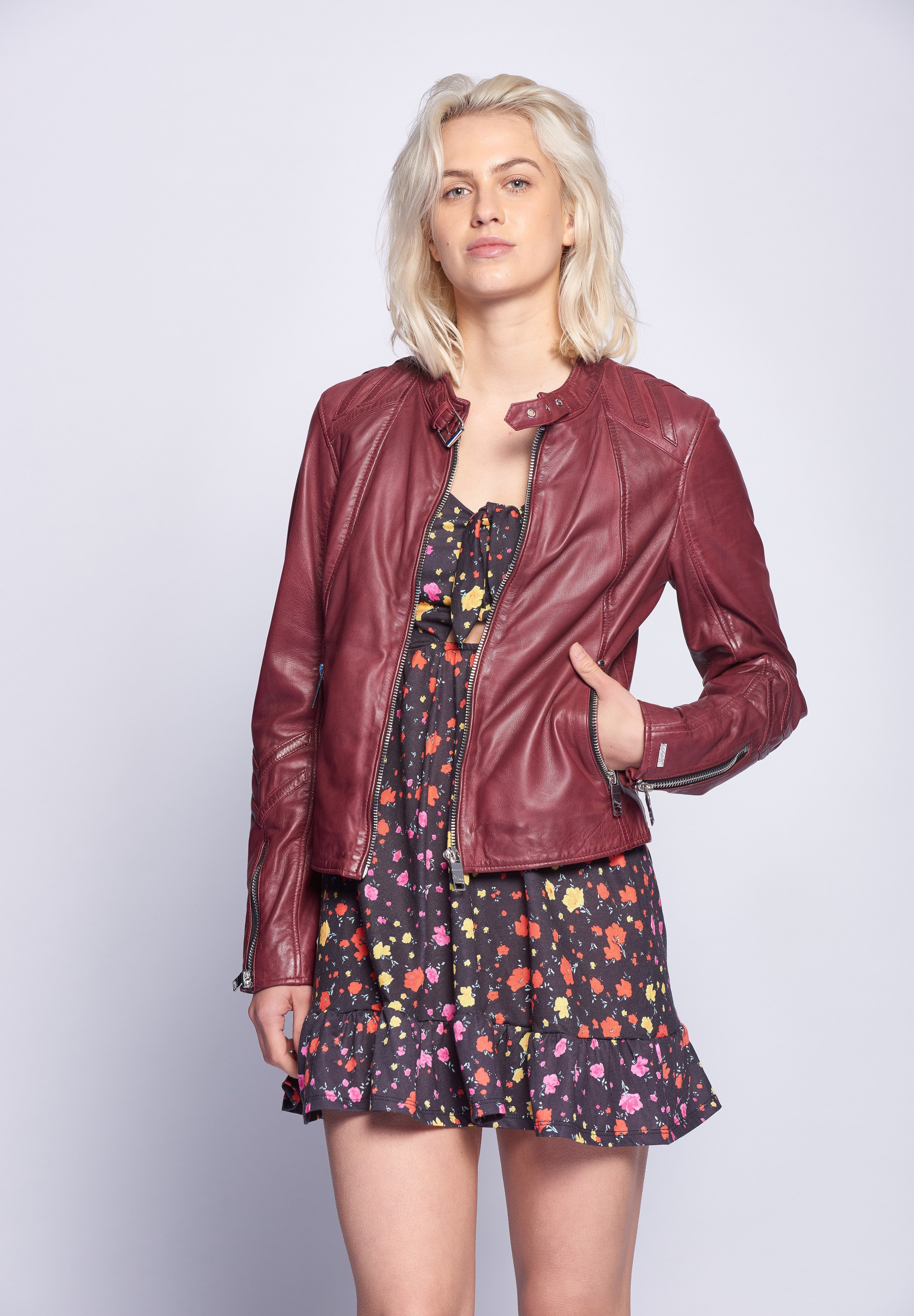 Maze Lederjacke »Lederjacke Lindsay«