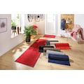 andas Fußmatte »Lavea«, rechteckig, 9 mm Höhe, Schmutzfangmatte, Uni Farben, In- und Outdoor Teppich, waschbar