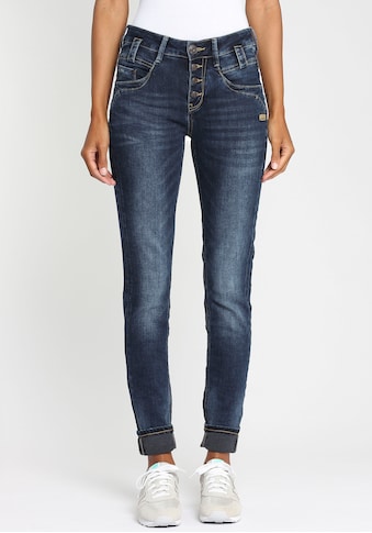 GANG Slim-fit-Jeans »94CARLI«, mit offener Knopfleiste kaufen