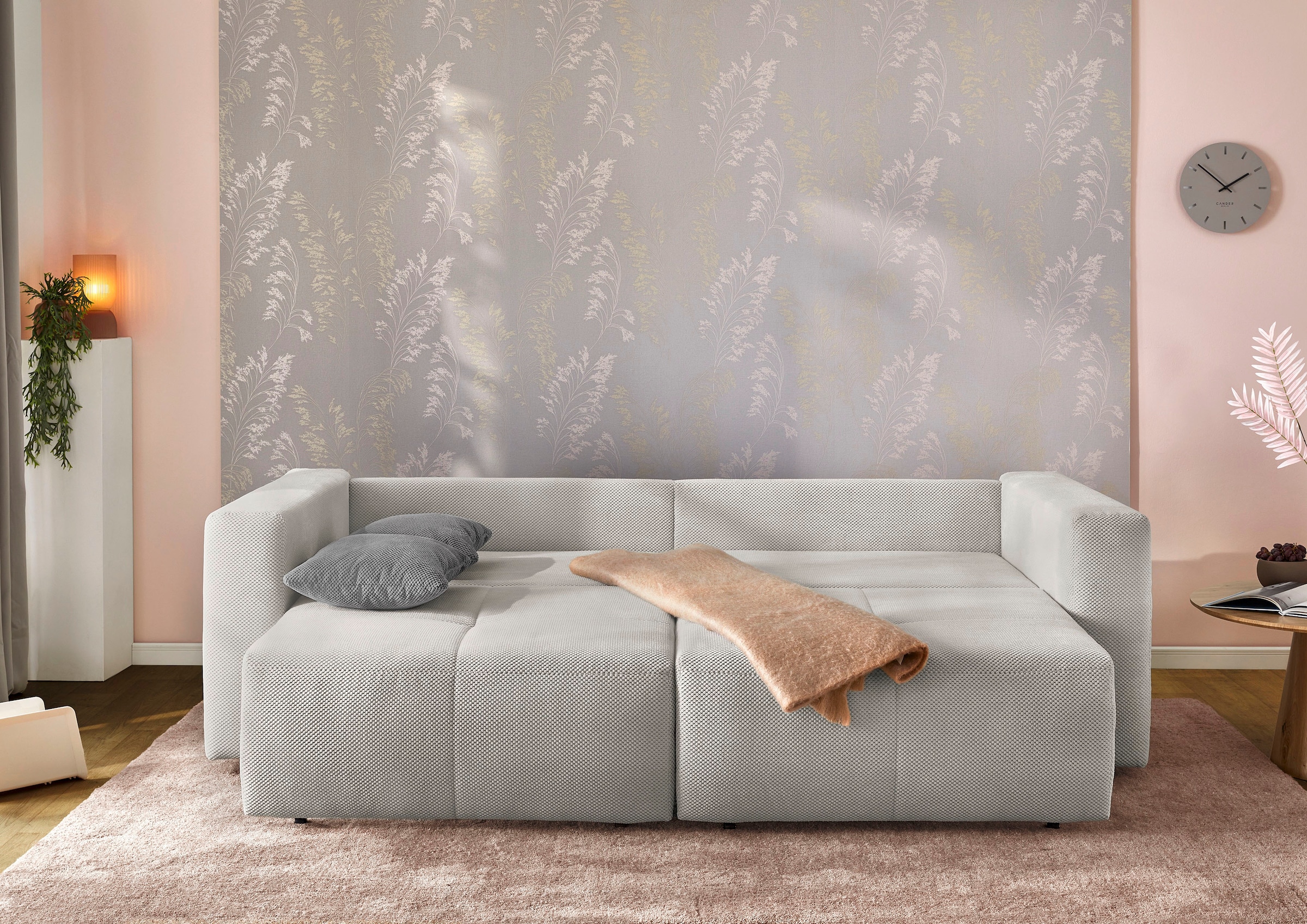 Jockenhöfer Gruppe Big-Sofa »Relax« Gästebettfunktion, Bettkasten, Sitzelemente einzeln ausziehbar