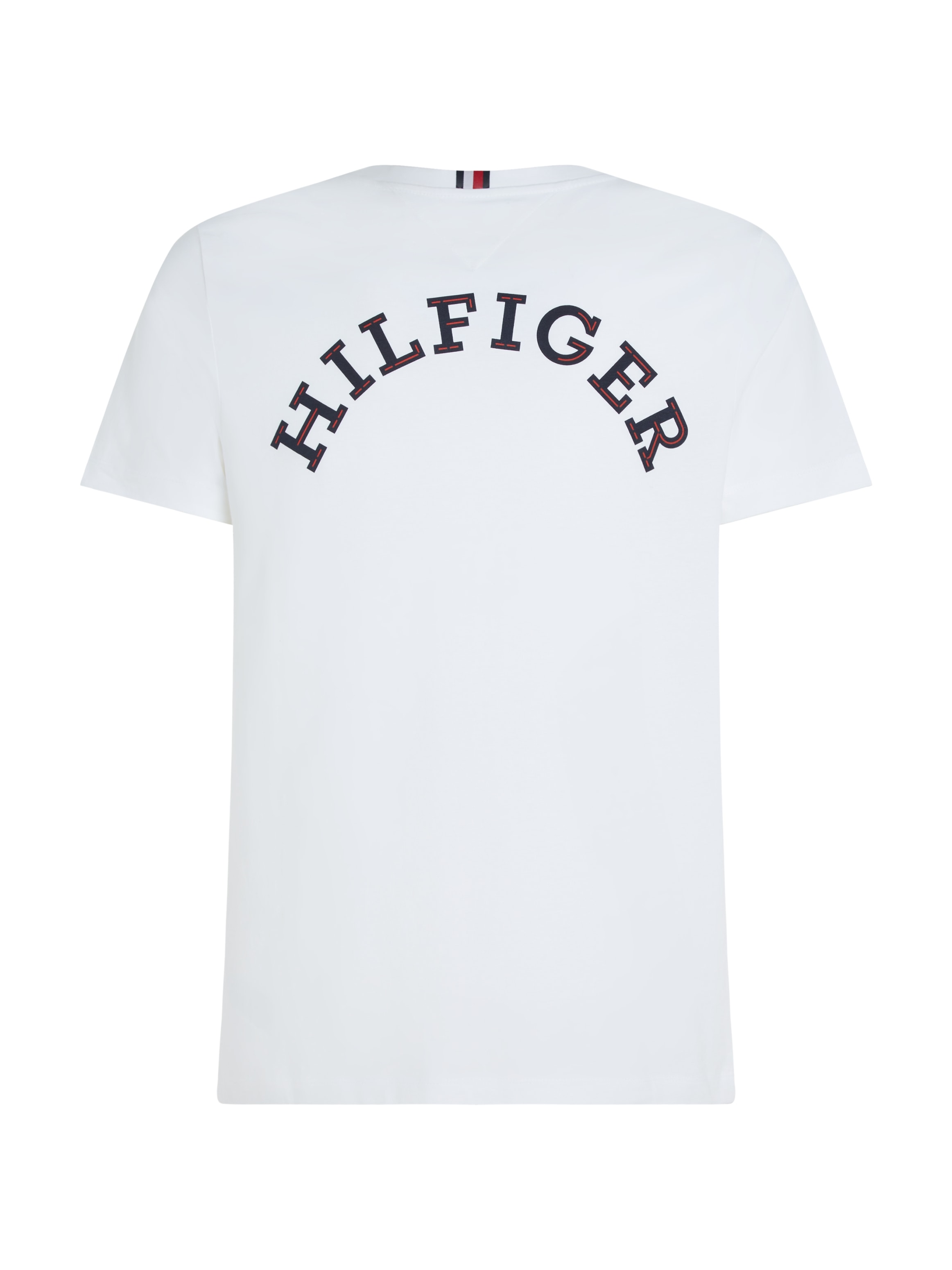 Tommy Hilfiger Kurzarmshirt »MONOTYPE BACK PRINT«, mit großem Hilfiger Print auf dem Rücken