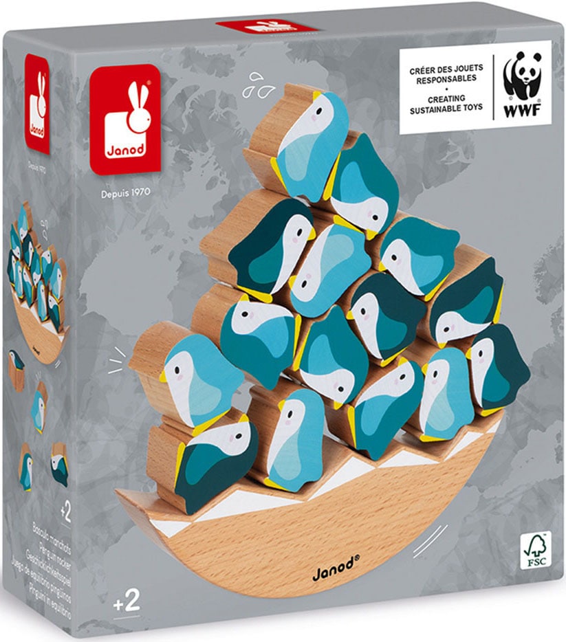 Janod Spiel »WWF® Schaukel-Pinguine«, FSC®- schützt Wald - weltweit