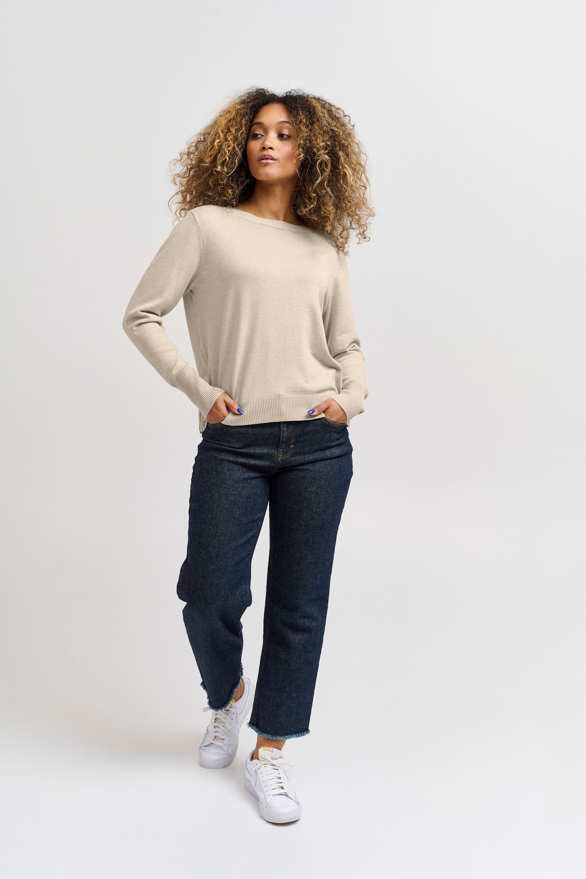 Pulz Jeans Strickfleece-Pullover »Strickpullover PZSara«