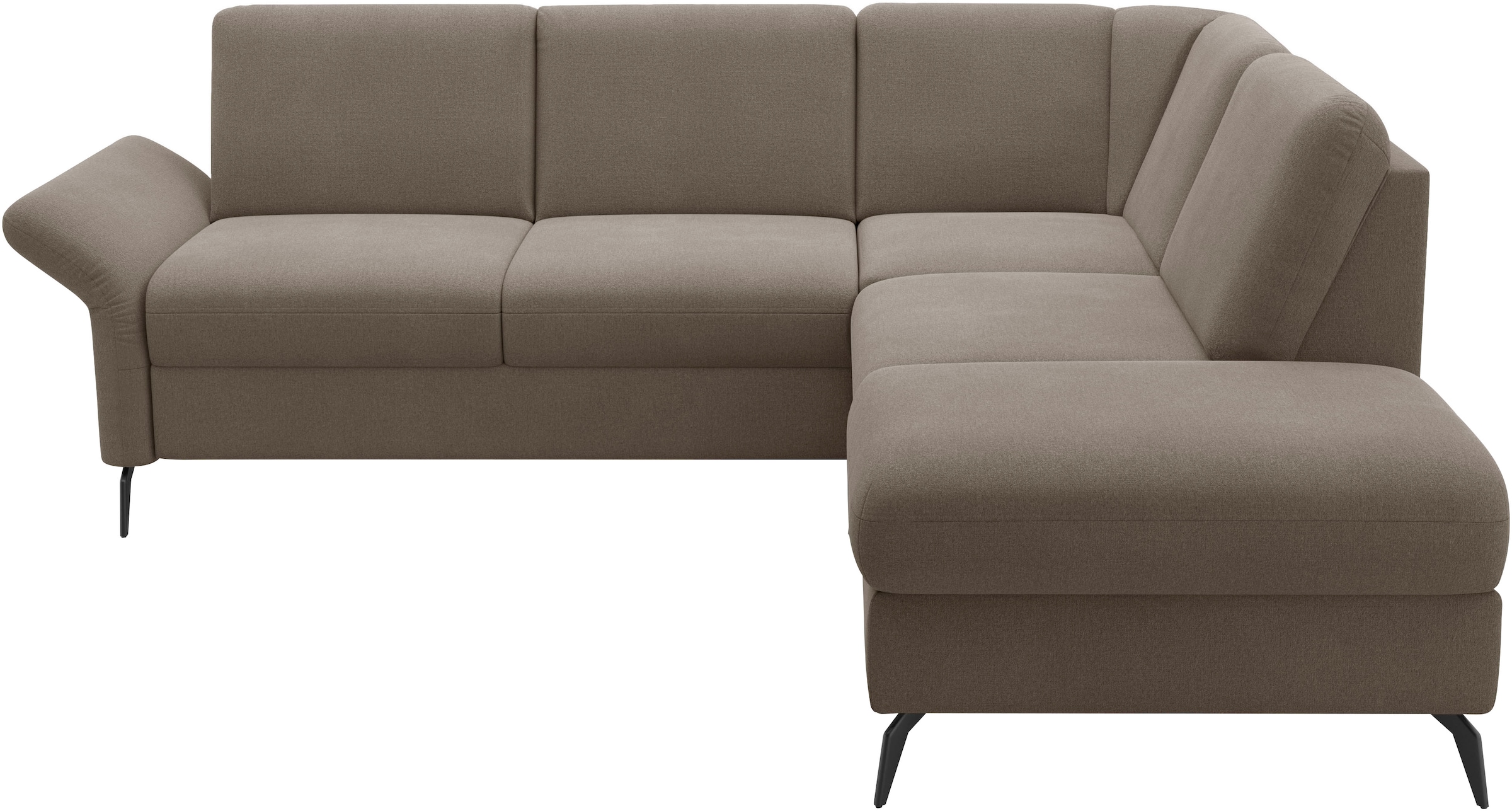 Home affaire Ecksofa »Rochelle«, optional: Armteilverstellung, klappbar, Bettkasen