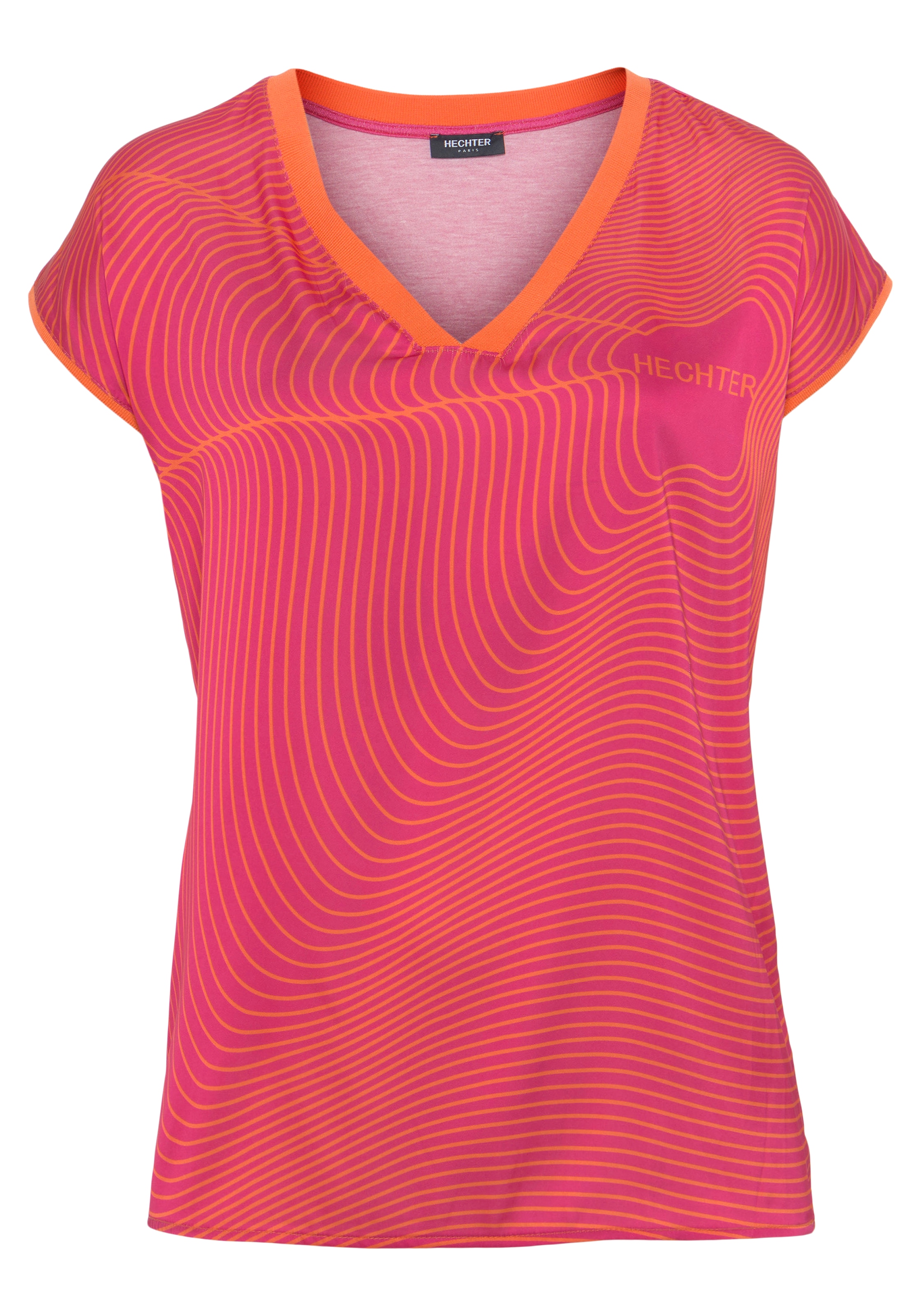 HECHTER PARIS Shirtbluse, mit Logoprint