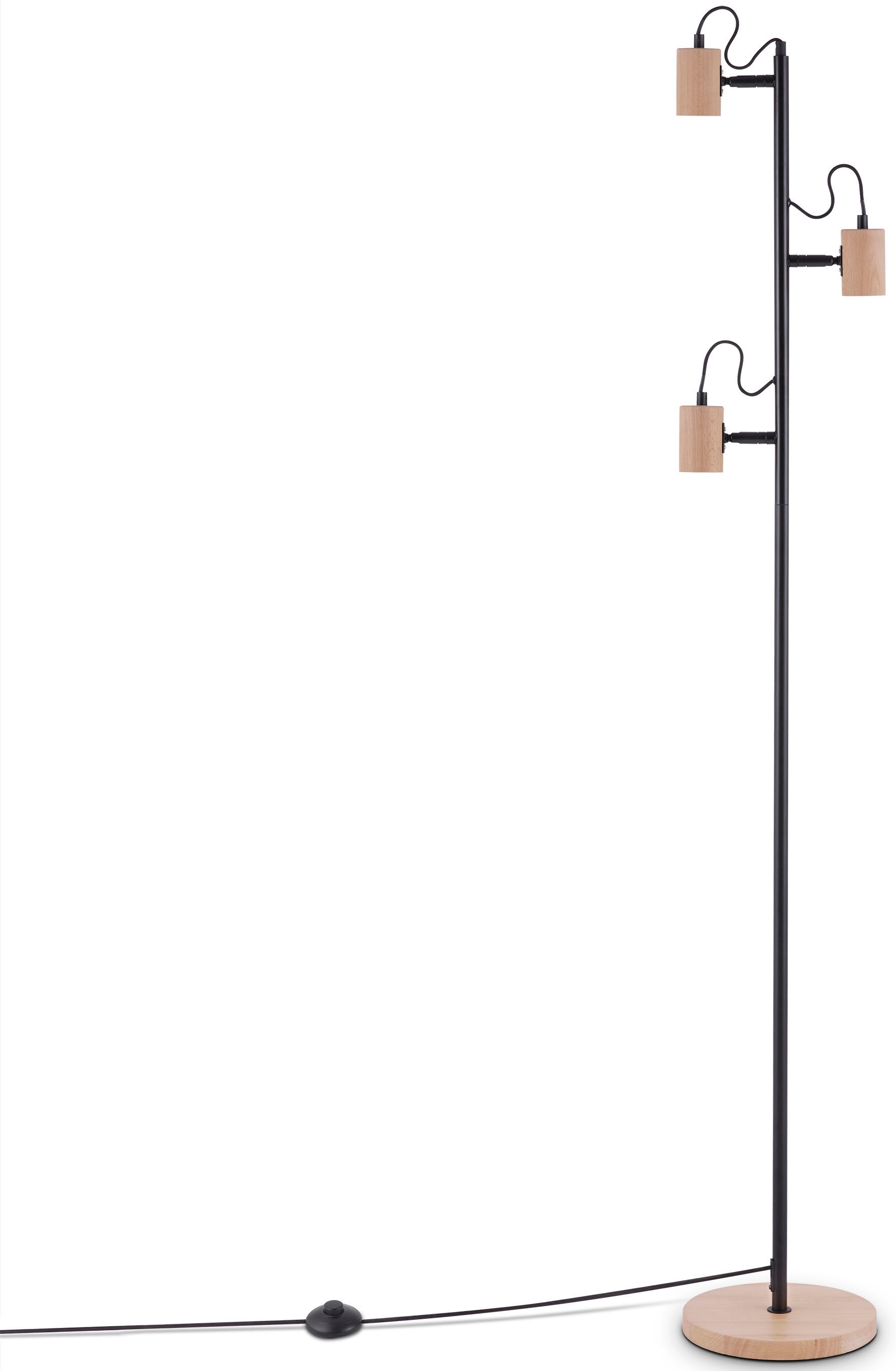 Paco Deko Modern Holz Stehlampe mit XXL Jahren Schlafzimmer Wohnzimmer online kaufen Garantie 3 »ACHIM«, Home LED | Stehlampe Zeitlos E27