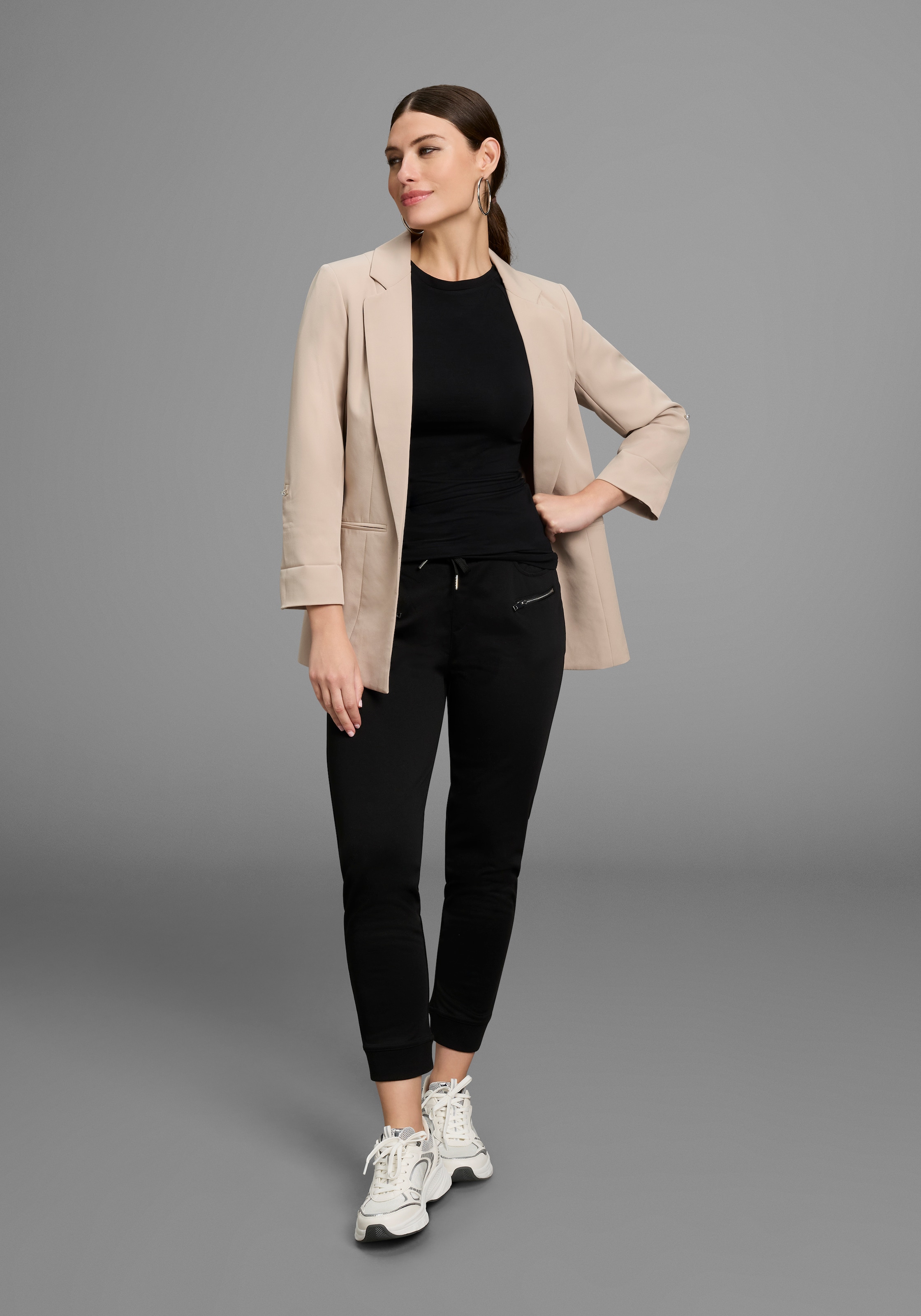 Bruno Banani Jerseyhose, Saum-Bündchen