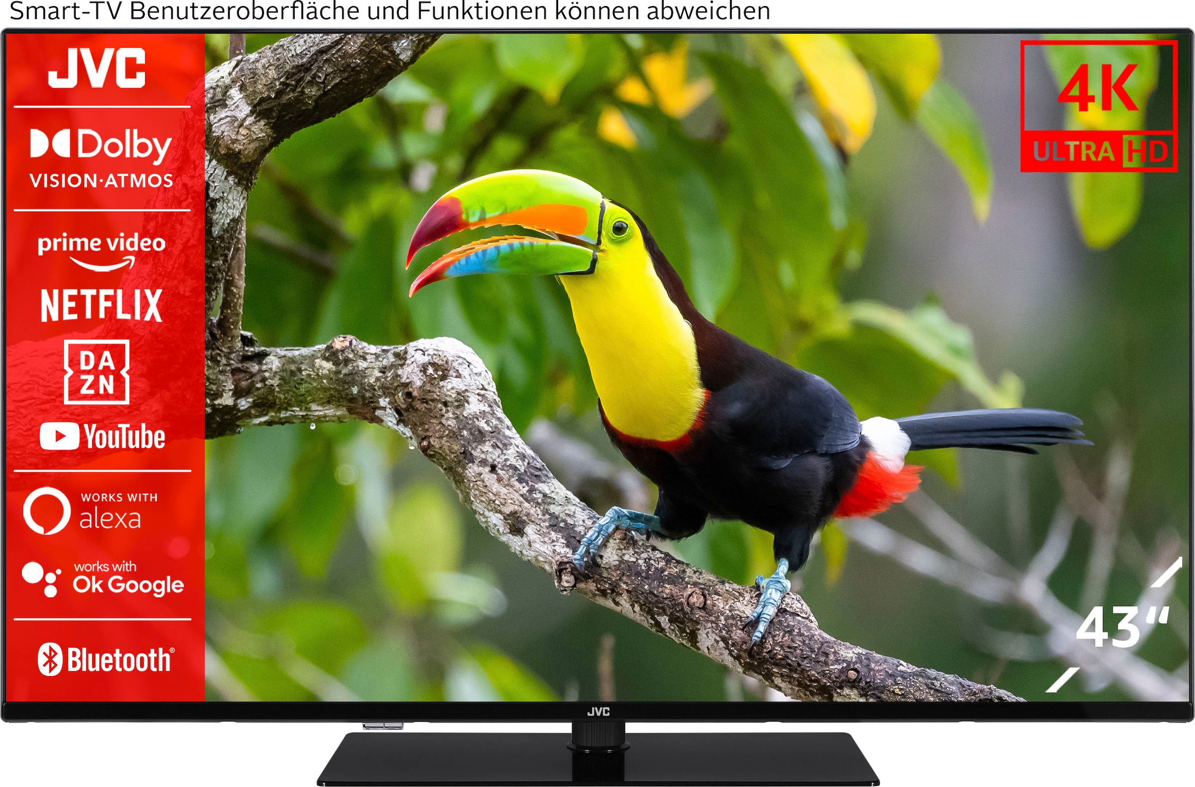 LED-Fernseher »LT-43VU6355«, 4K Ultra HD, Smart-TV