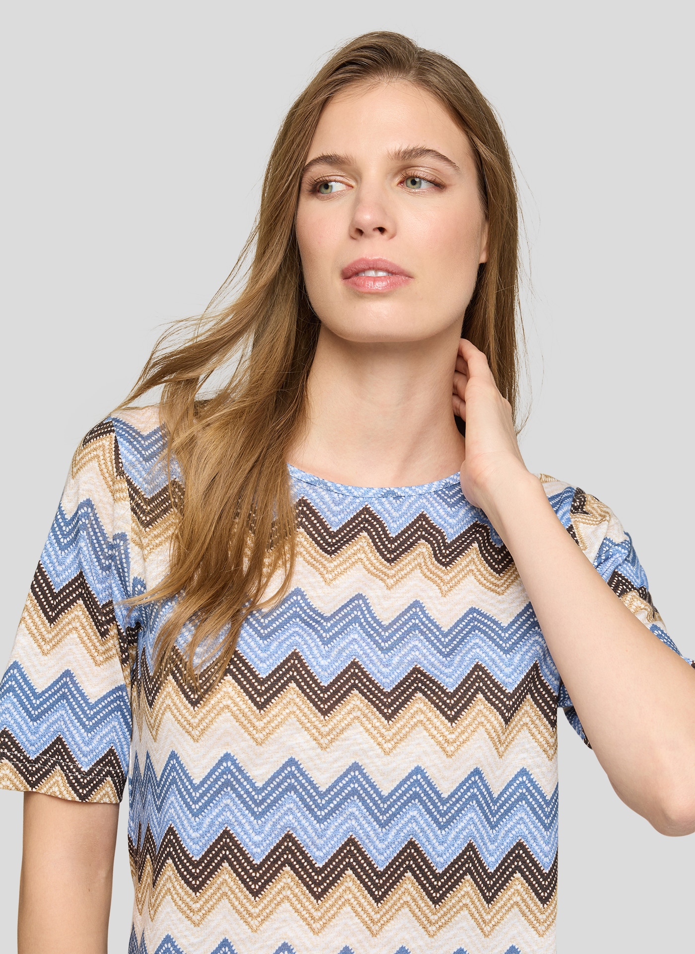 Rabe T-Shirt mit grafischem Muster