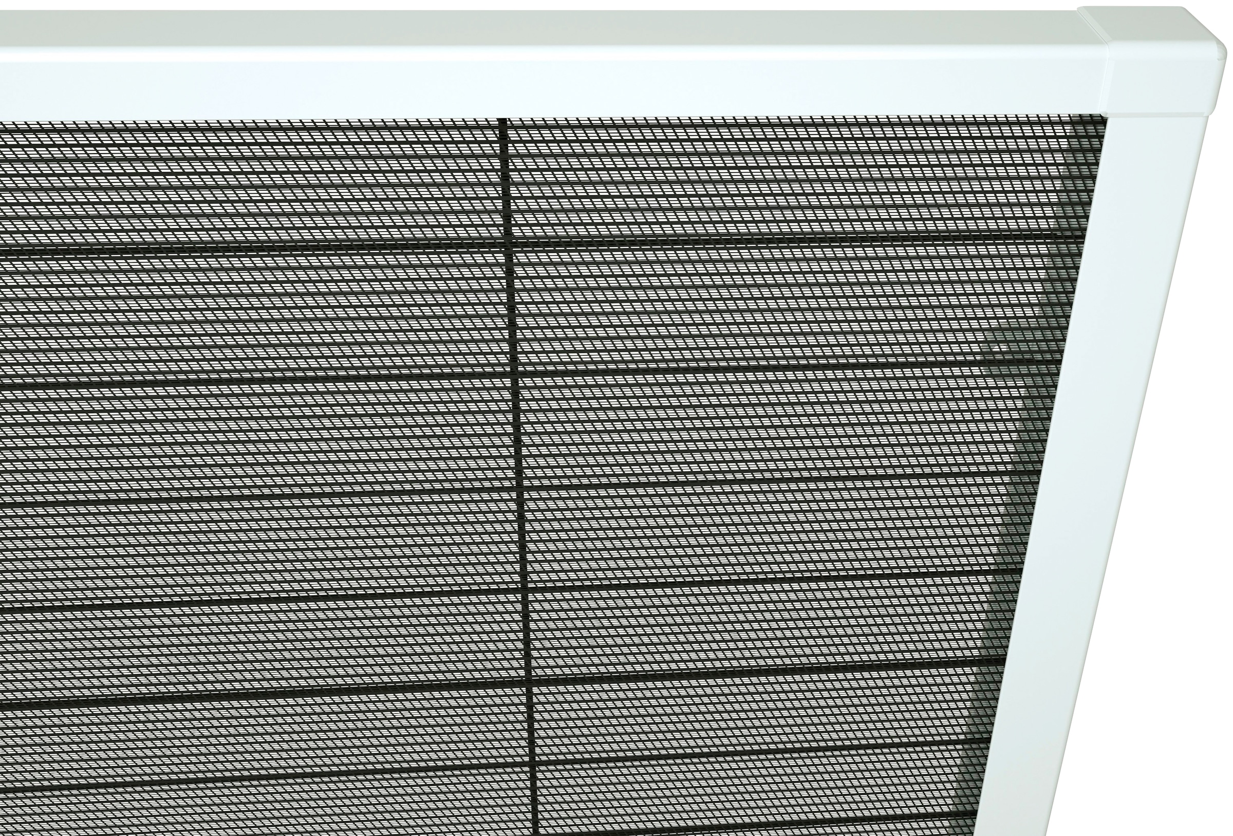 hecht international Insektenschutzrollo »für Dachfenster«, transparent, weiß/anthrazit, BxH: 110x160 cm