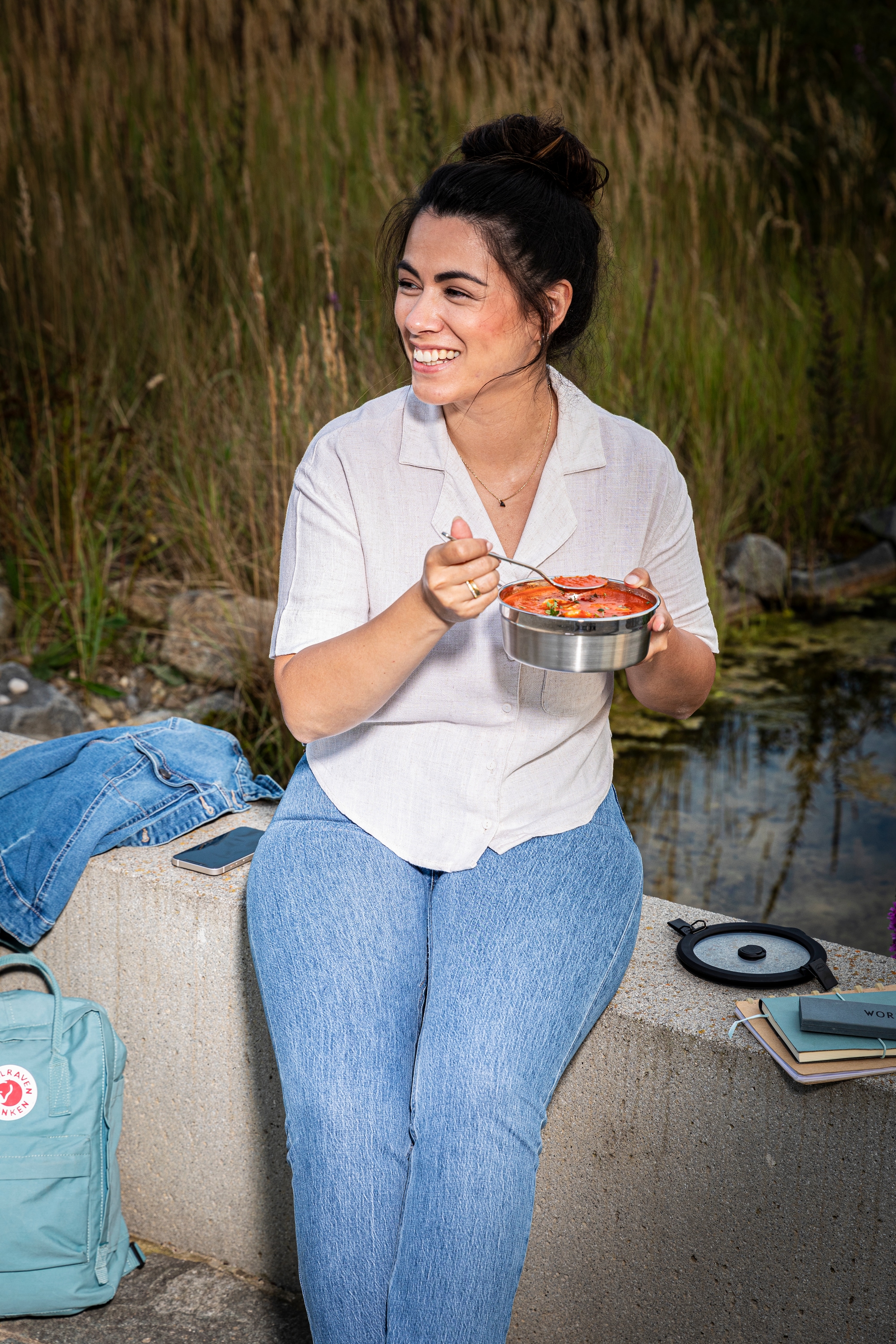 RÖSLE Deckel »Vakuumdeckel FLEXX 2GO 0,8 L rund mit Clips« Deckel für 0,8 L Dose FLEXX 2GO