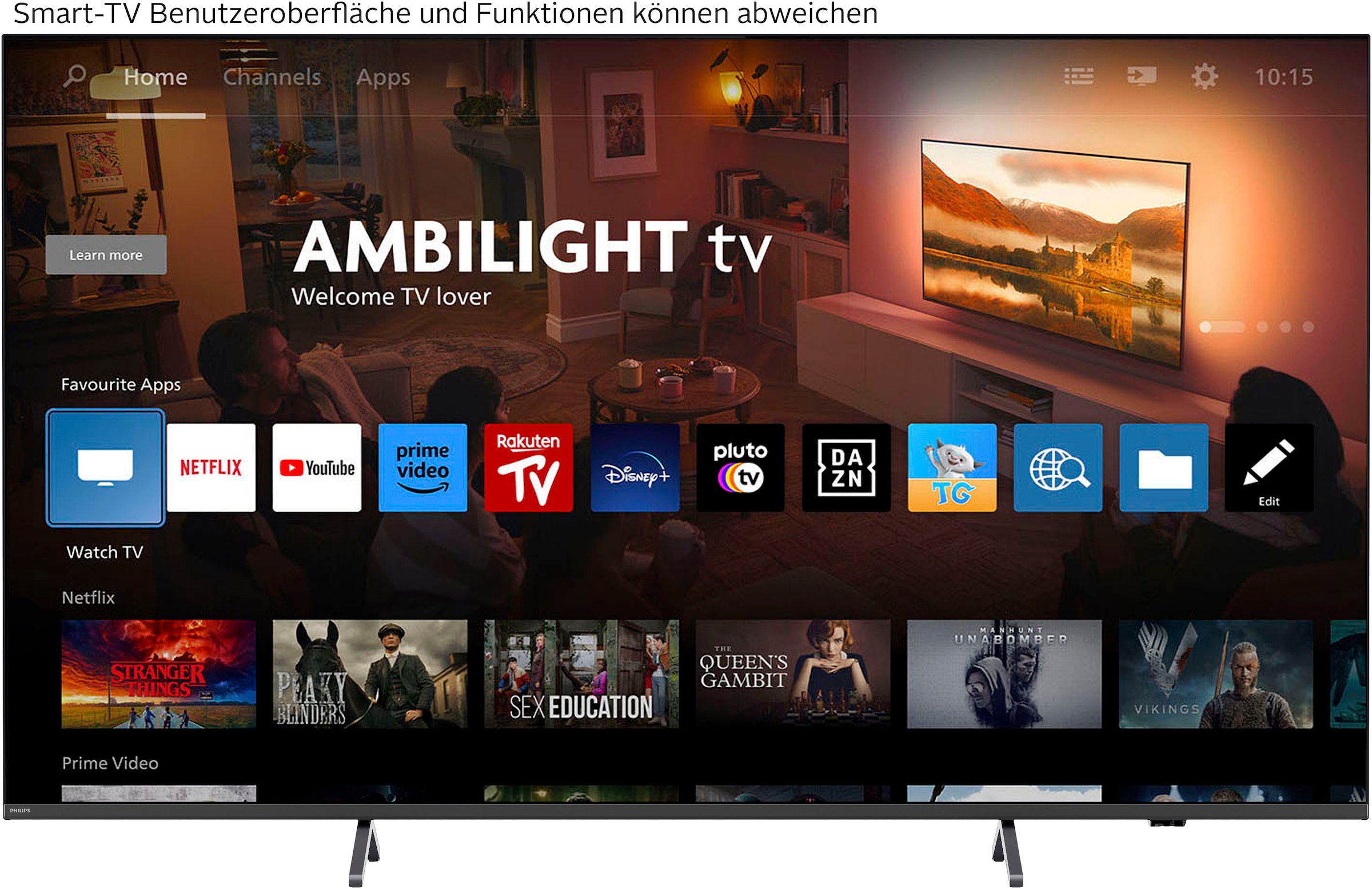 Philips LED-Fernseher »75PUS8909/12«, 4K Ultra HD, Smart-TV