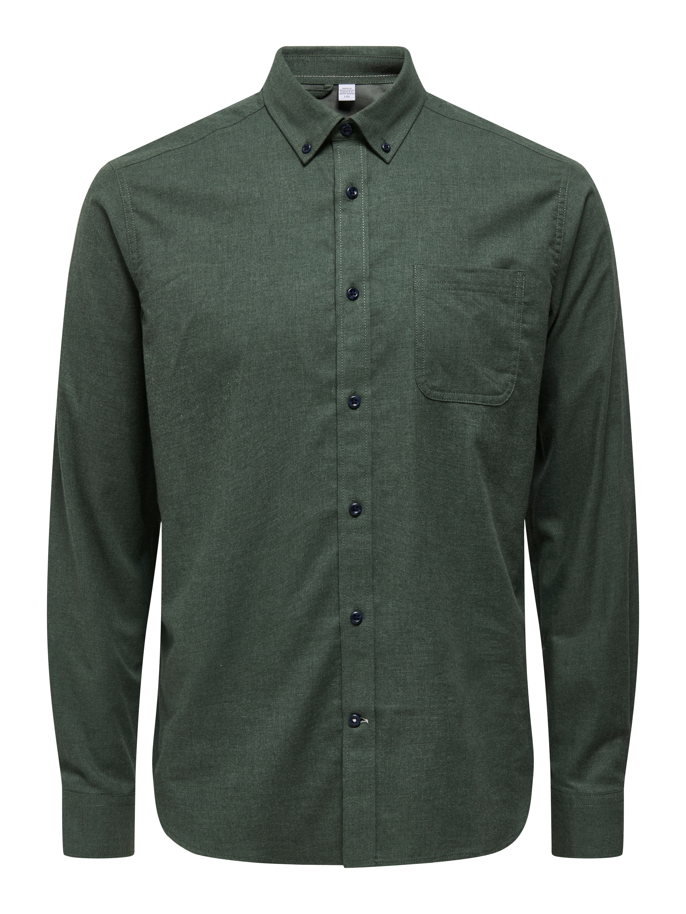 ONLY & SONS Langarmhemd »ONSROAD LIFE REG MELANGE LS SHIRT NOOS«
