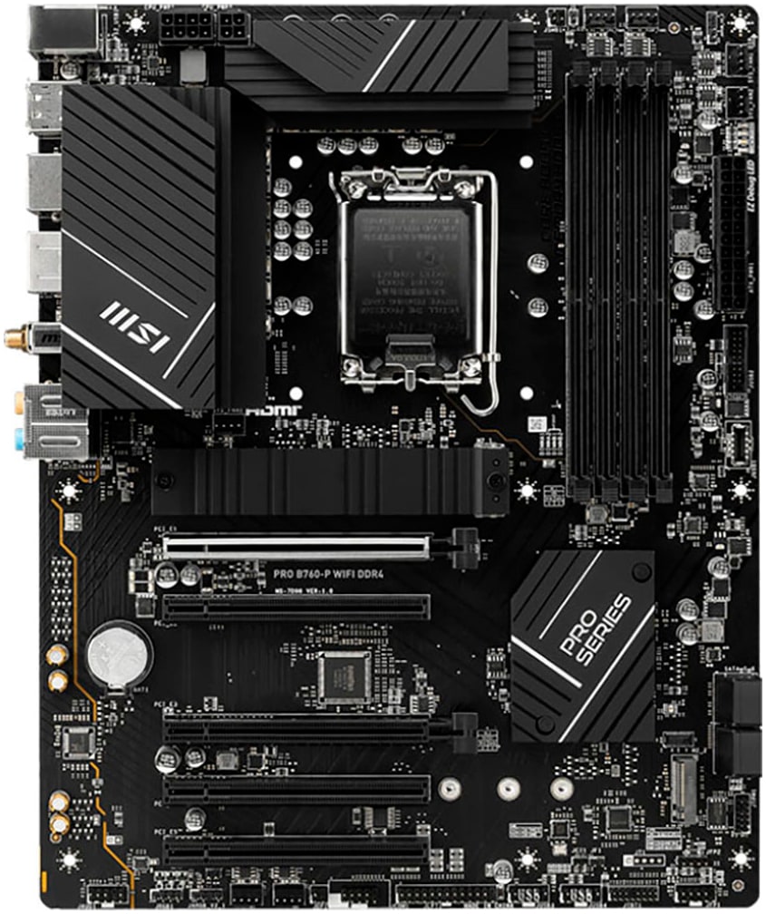 MSI Mainboard »Pro B760-P WiFi DDR4«