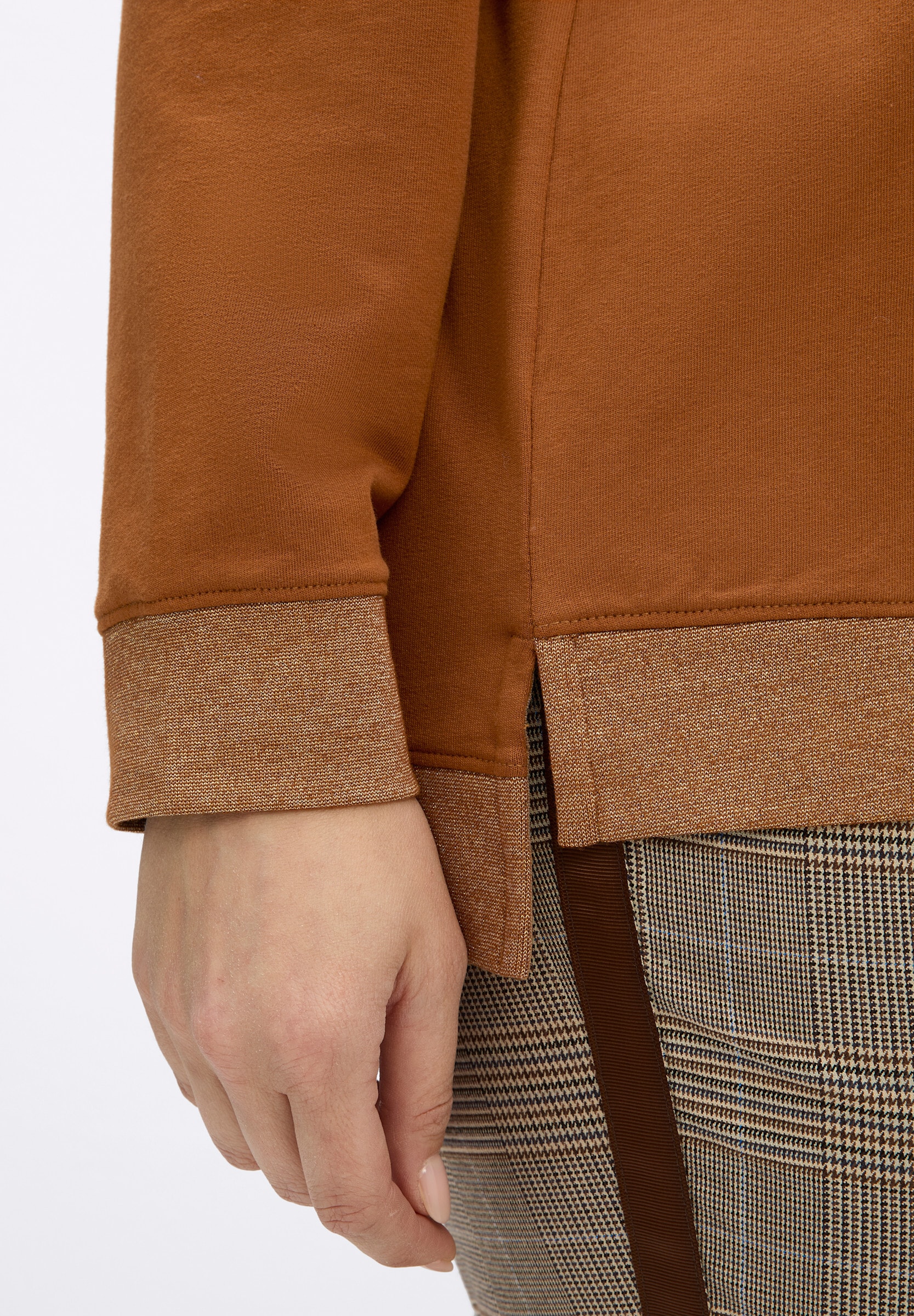 Sheego Sweatshirt »Sweatshirt Sweatshirt mit Glitzer-Details«
