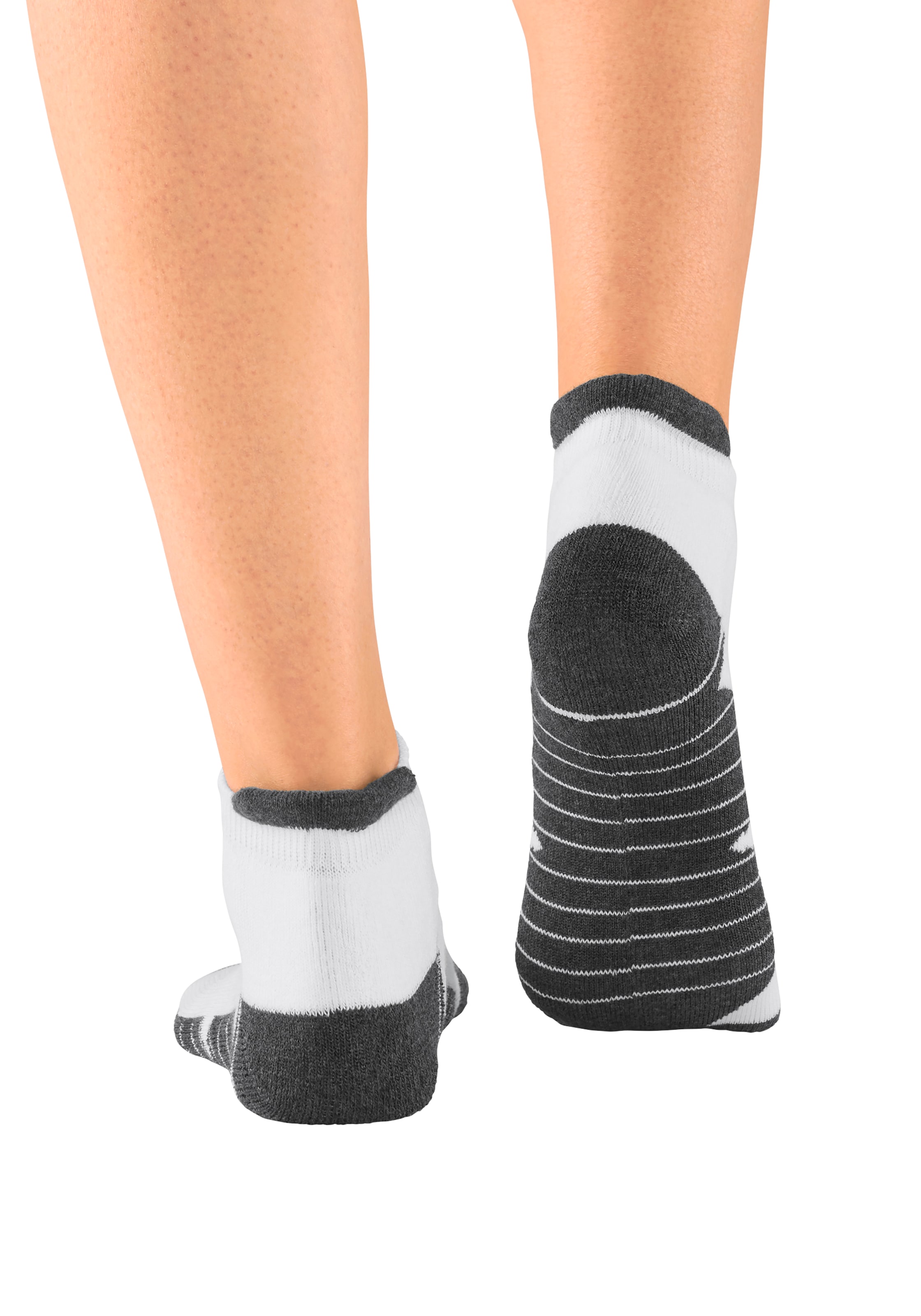 LASCANA ACTIVE Sneakersocken, (Packung, 6 Paar), mit weicher Frotteesohle