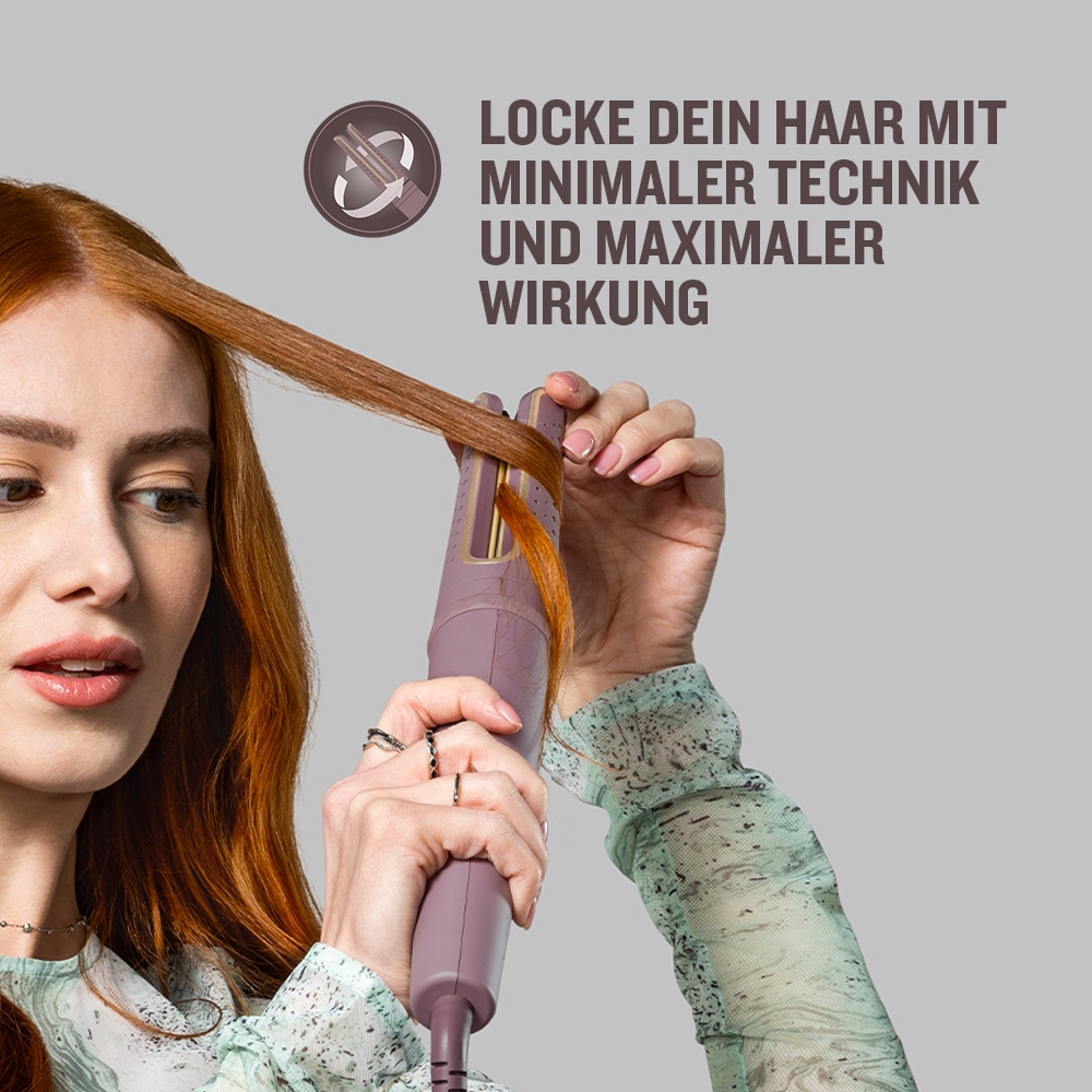 Remington Lockenstab »AIRviveRotierender Lockenstab (CI8930)« Keramik-Beschichtung rotierend, Ionic Air, Anti-Frizz-Mikrowirkstoffe, 160-210°