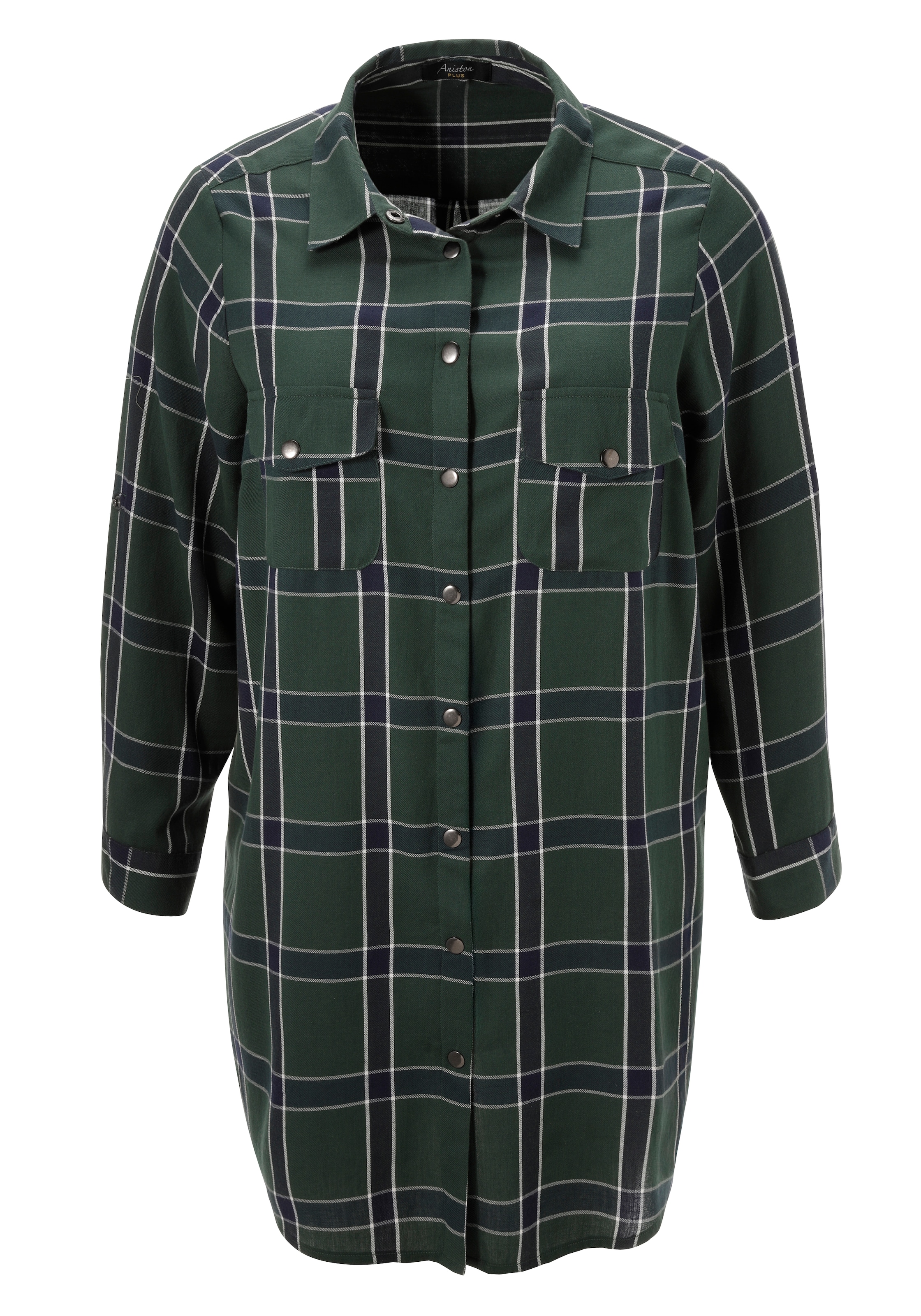 Aniston PLUS Karobluse, in trendigen Karodessin - NEUE KOLLEKTION