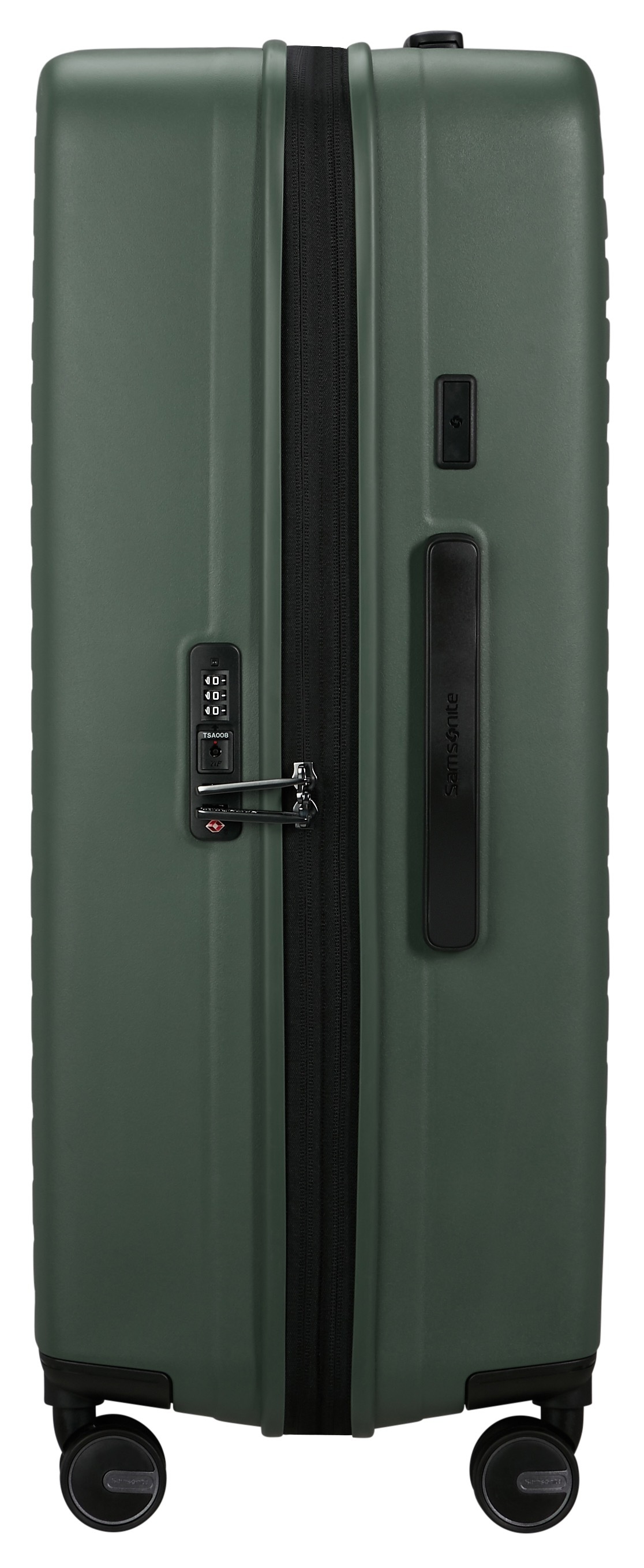 Samsonite Hartschalen-Trolley »RESTACKD, verschiedene Größen und Farben«, (mit Packtaschen), 4 Rollen, Reisekoffer mit TSA Schloss Volumenerweiterung Packtaschen