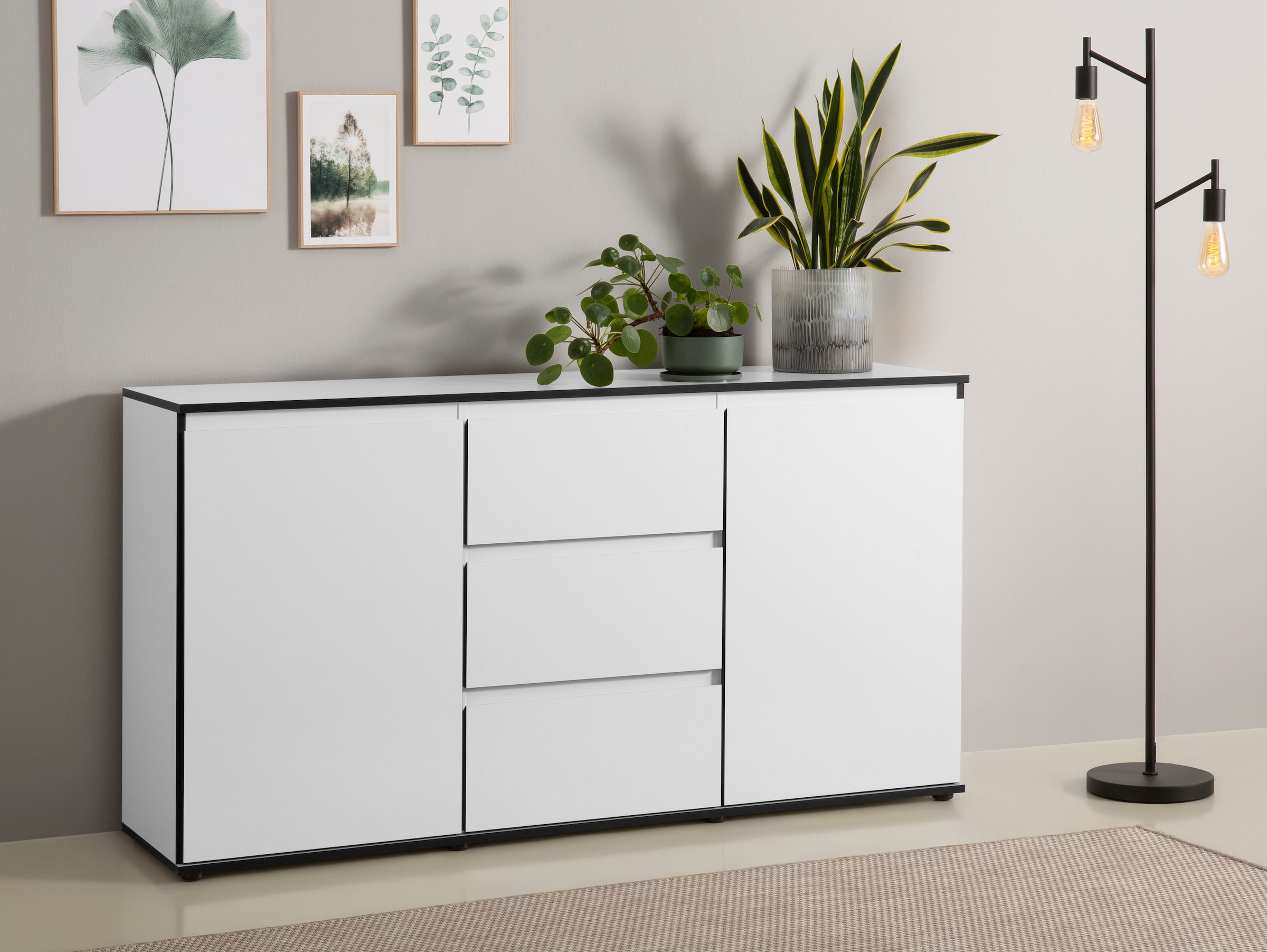 Sideboard »Ariana«, mit angeschrägten Griffmulden, Breite 160 cm