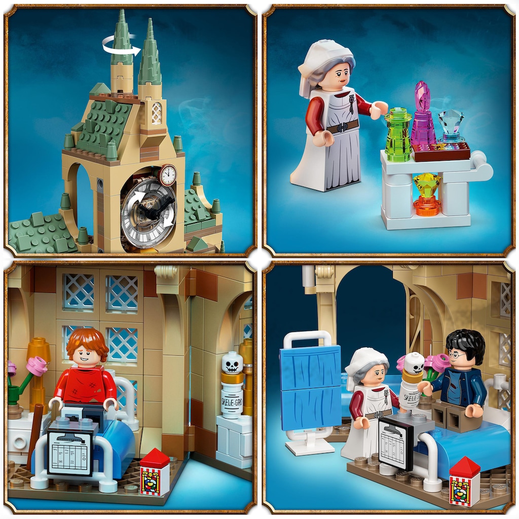 LEGO® Konstruktionsspielsteine »Hogwarts™ Krankenflügel (76398), LEGO® Harry Potter™«, (510 St.)