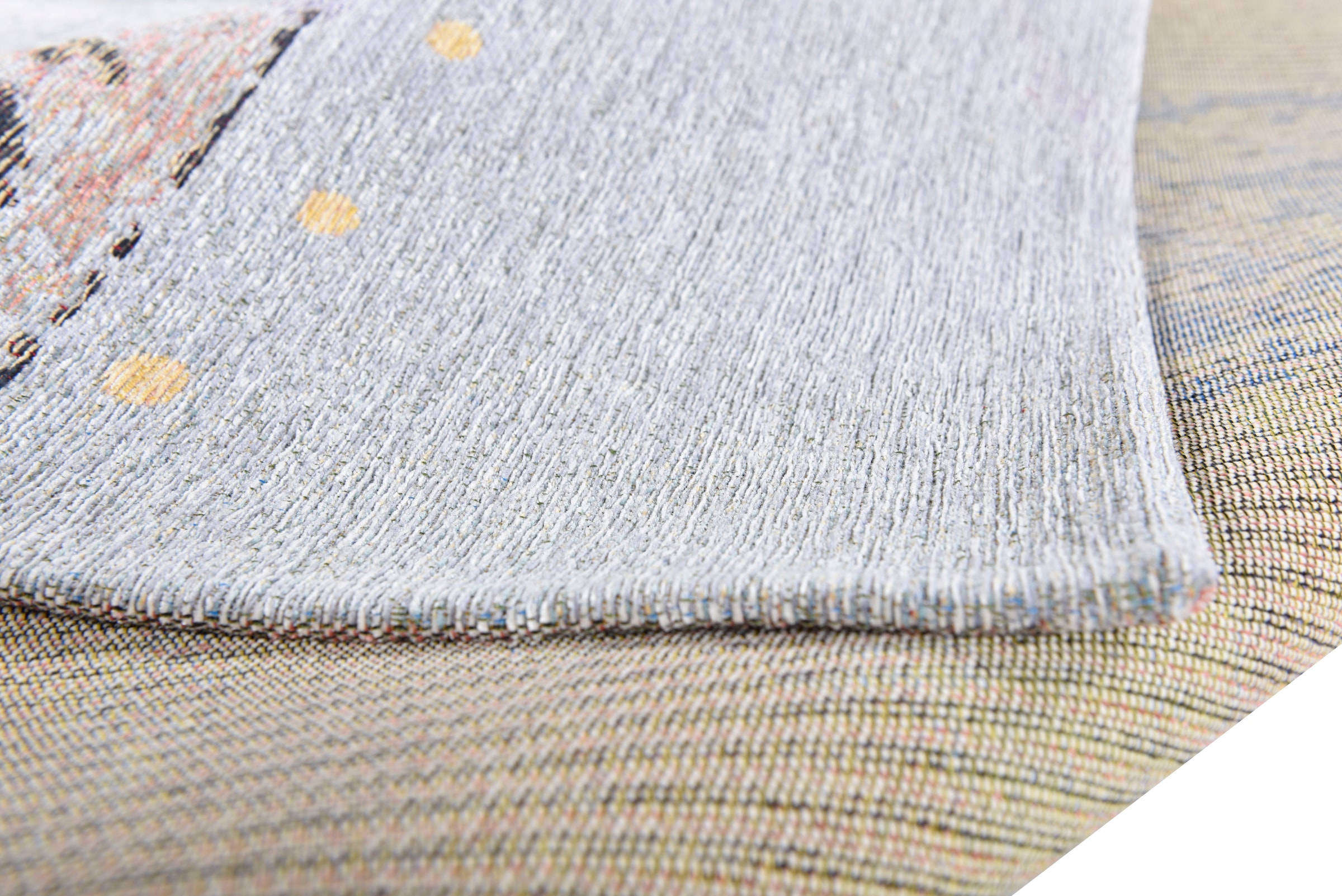 Gino Falcone Teppich »Cosima-106« rechteckig 3 mm Höhe flachgeweber Jaquard-Teppich, mit Chenillegarn, modernes Design