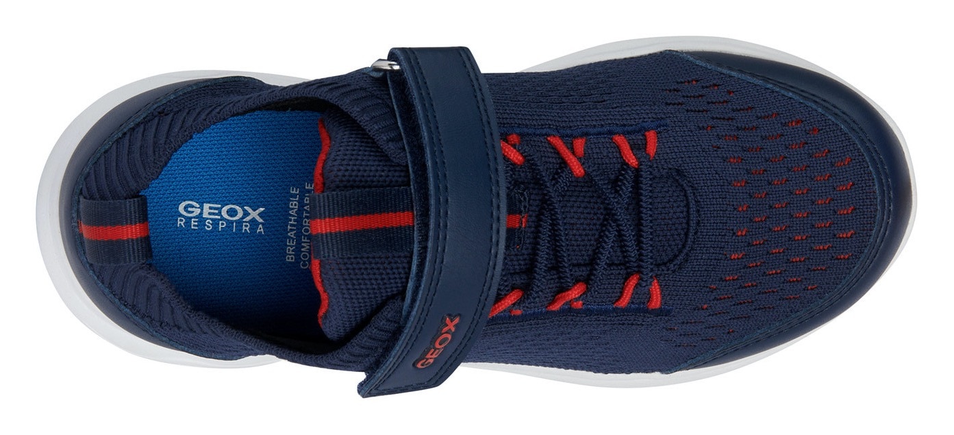 Geox Sneaker »J SPHERICA BOY«, mit Wechselfußbett, Freizeitschuh, Halbschuh, Schnürschuh