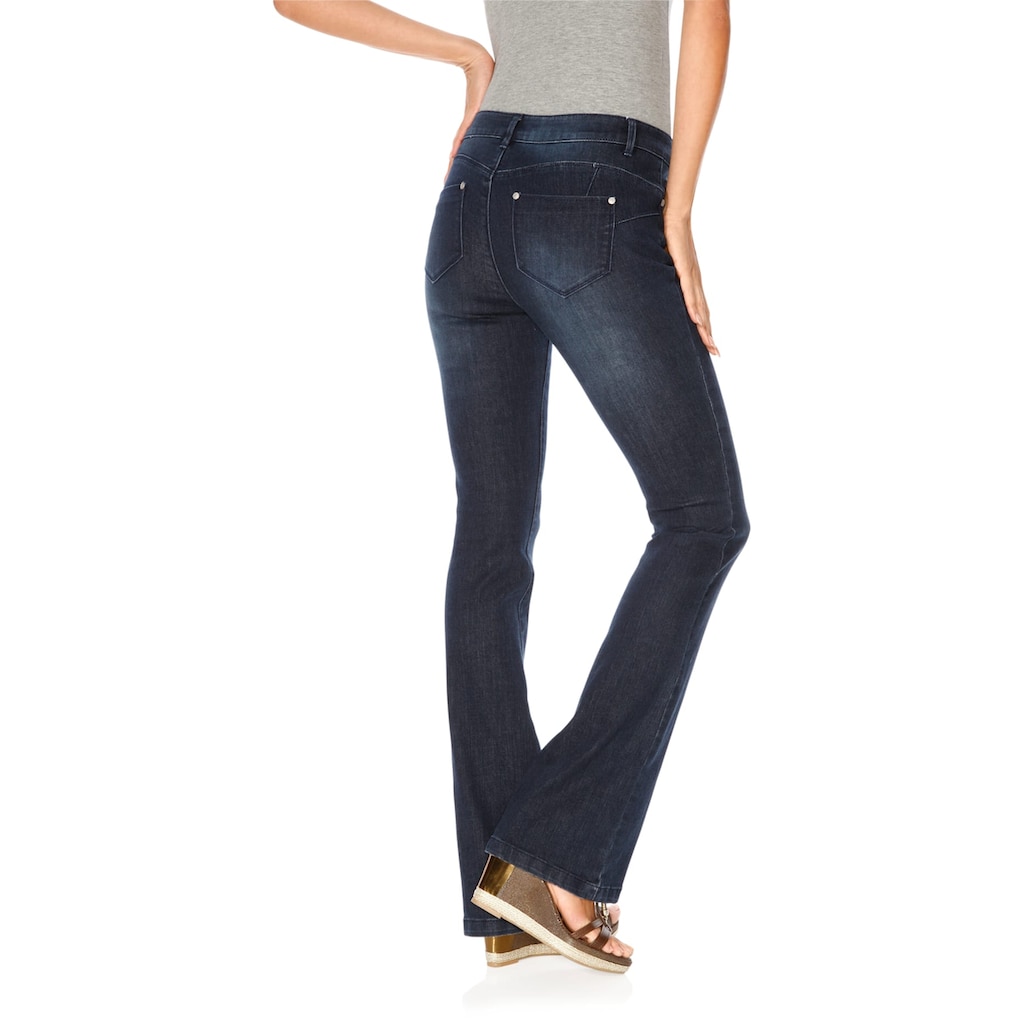 heine Bootcut-Jeans, (1 tlg.)