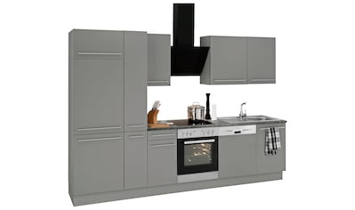 OPTIFIT Küchenzeile »Bern«, Breite 300 cm, höhenverstellbare Füße, gedämpfte Türen und... kaufen