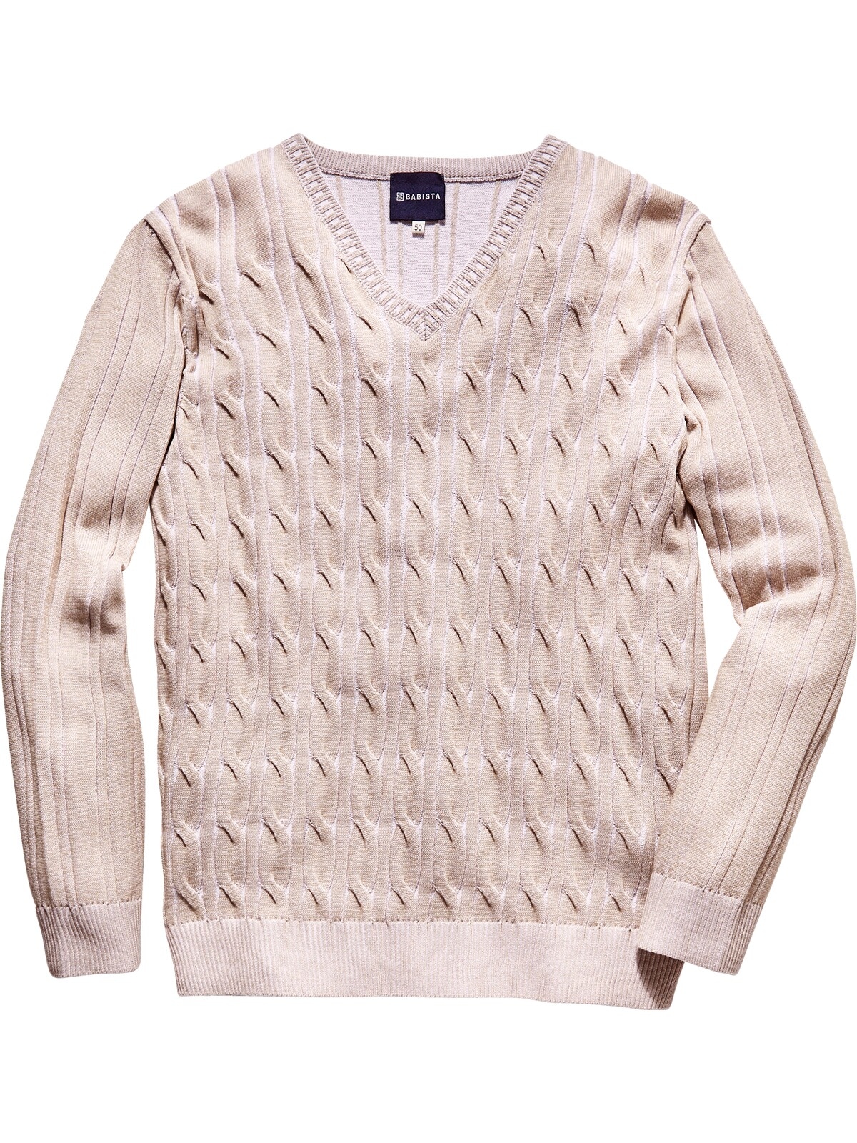 Babista V-Ausschnitt-Pullover »Pullover CARIELLO«, (1 tlg.), im stilvollen Strickmuster
