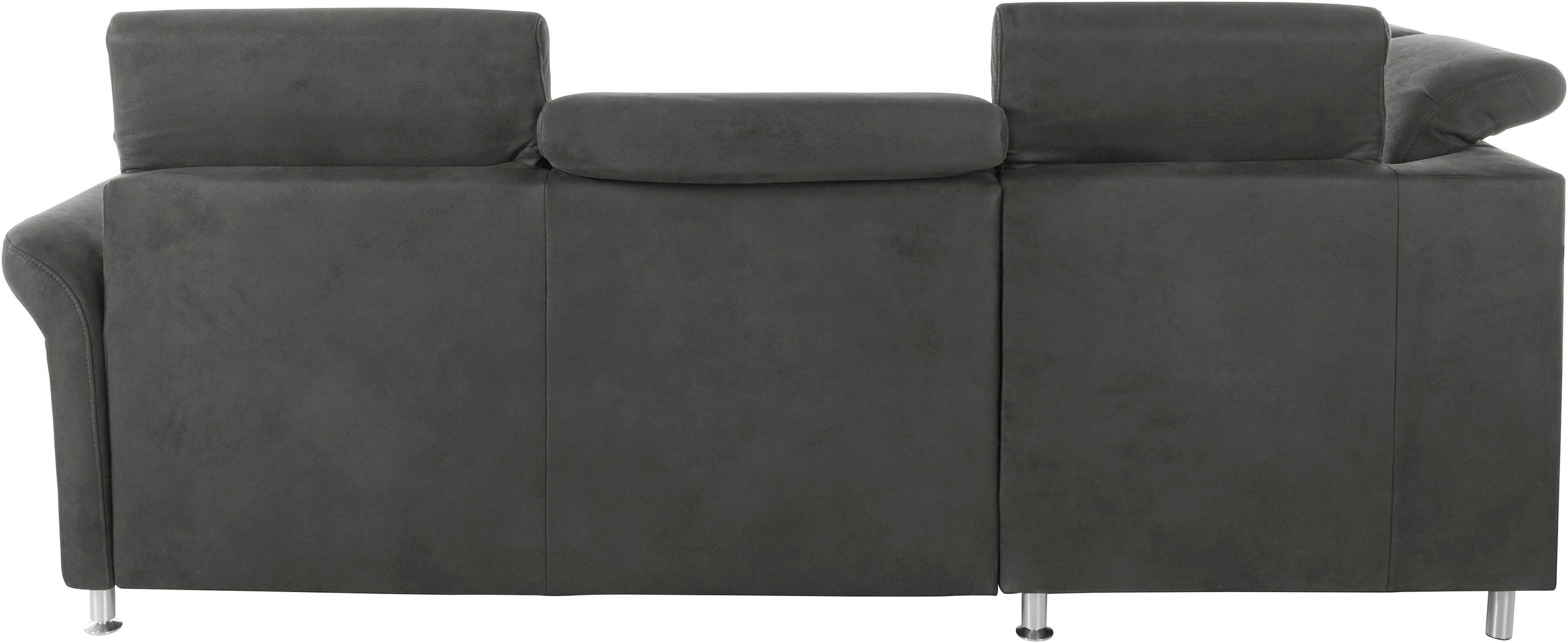 sit&more Ecksofa »Darwin L-Form«, inklusive Federkern, wahlweise mit Kopfteilverstellung, Bettfunktion