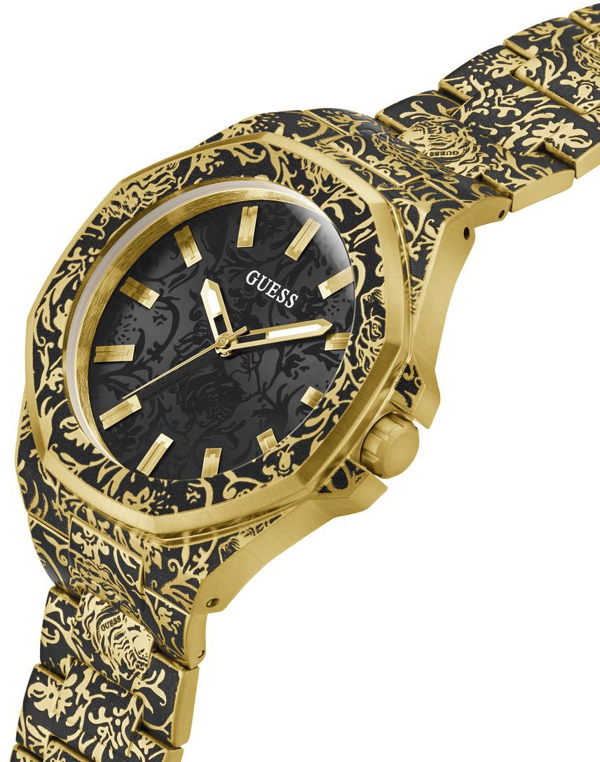 Guess Quarzuhr »ROAR«, Armbanduhr, Herrenuhr