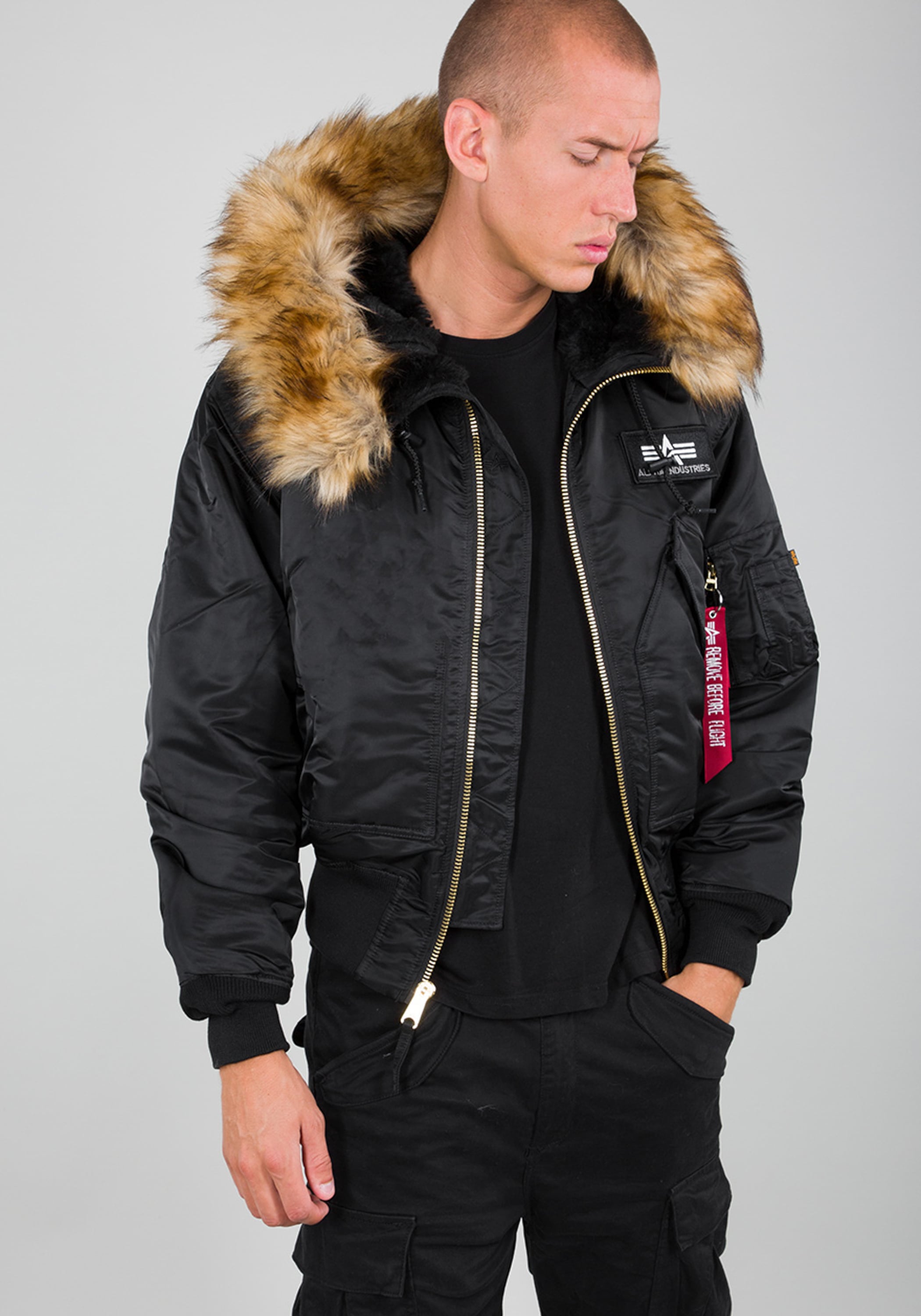 Alpha Industries Winterjacke »Alpha Industries Men - Bomber Jackets 45/P Hooded«