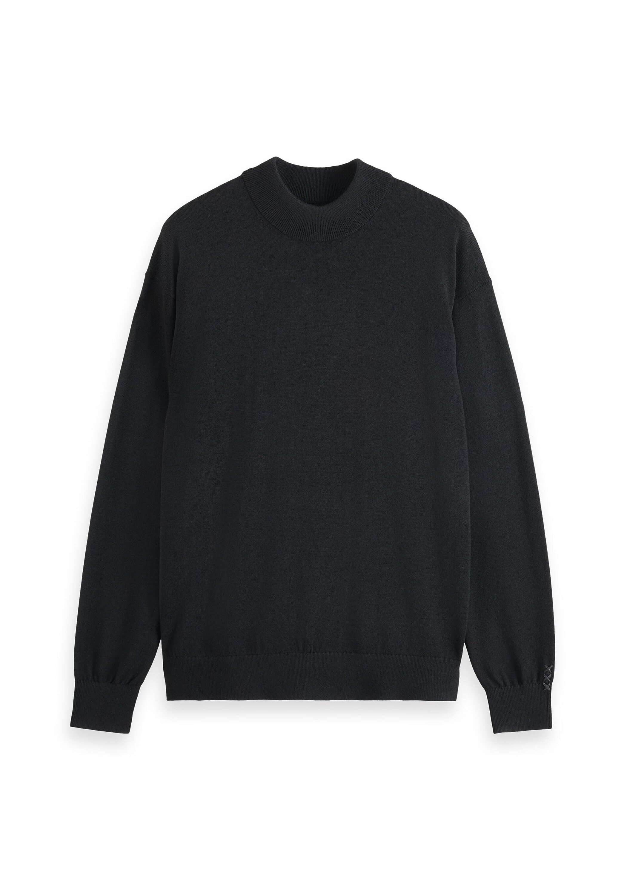 Scotch & Soda Sweatshirt »Strickpullover CORE - DROPPED SHOULDER MOCK NECK PULLOVER«